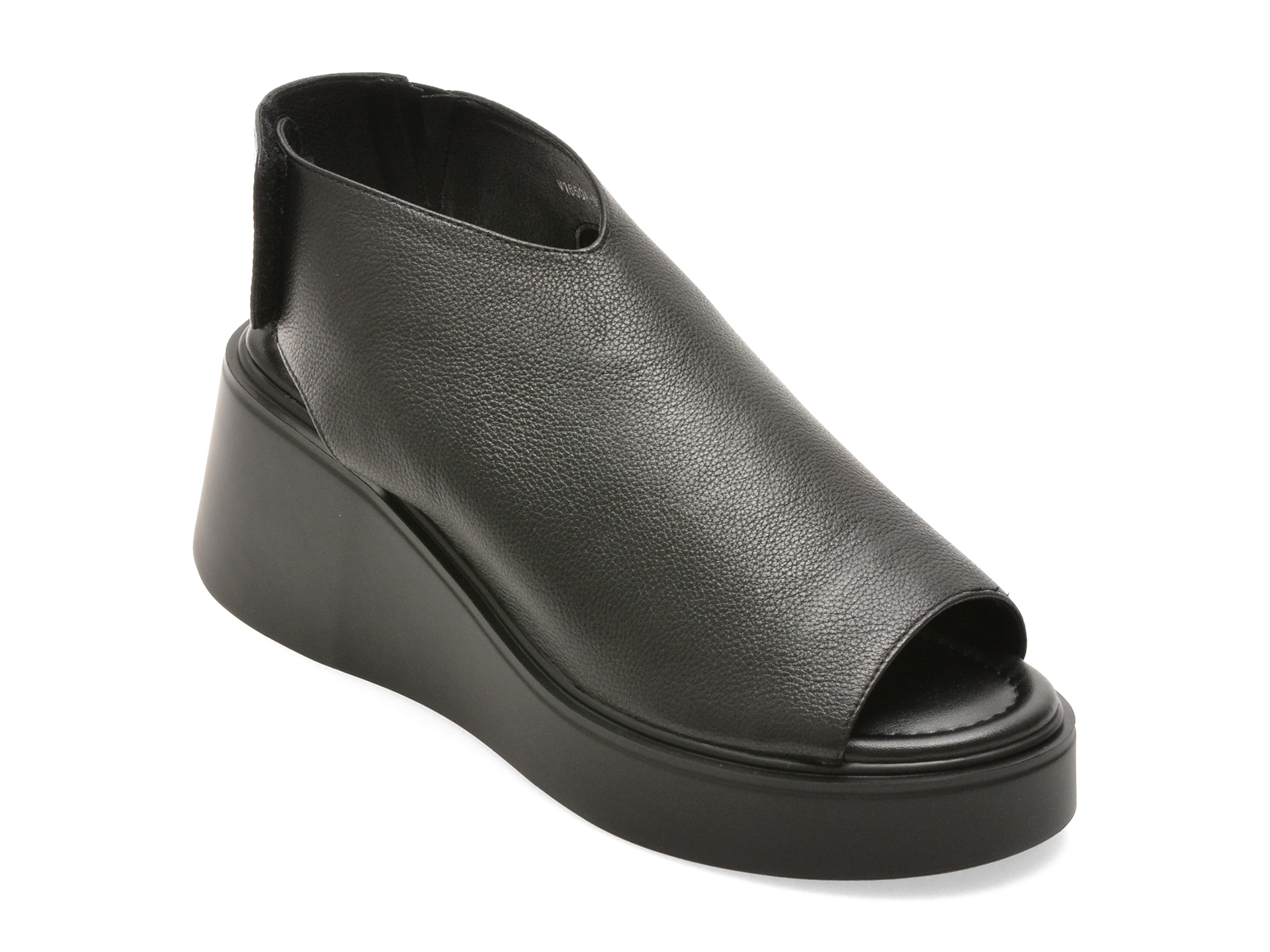 Sandale GRYXX negre, 1650D13, din piele naturala