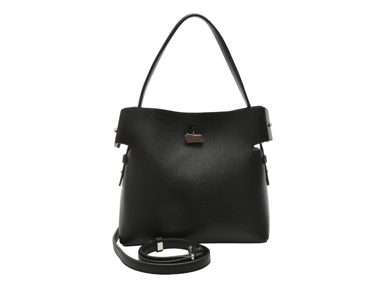 Geanta EPICA neagra, JA005, din piele ecologica