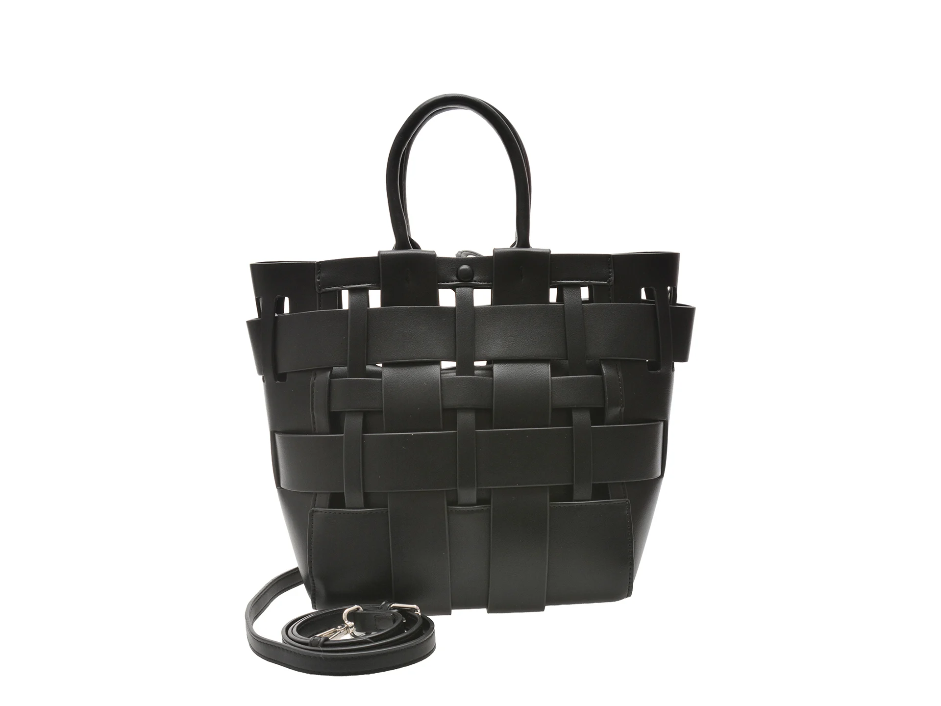 Geanta EPICA neagra, NF008, din piele ecologica