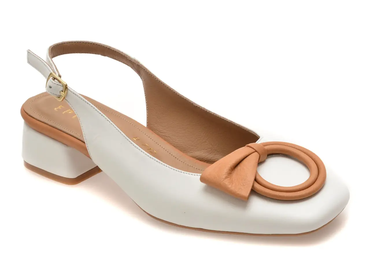 Pantofi eleganti EPICA bej, 669B712, din piele naturala