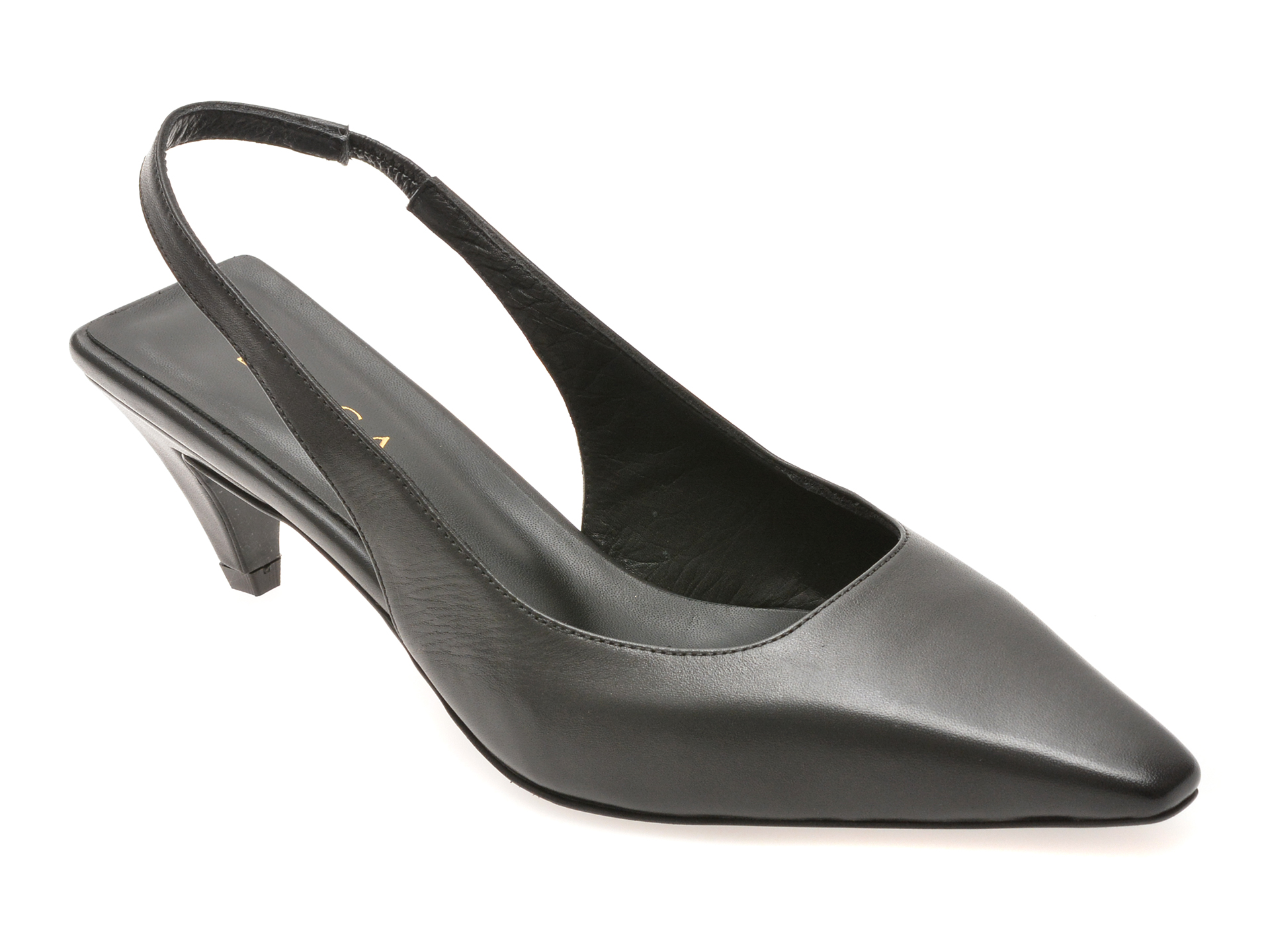 Pantofi eleganti EPICA negri, 144498, din piele naturala