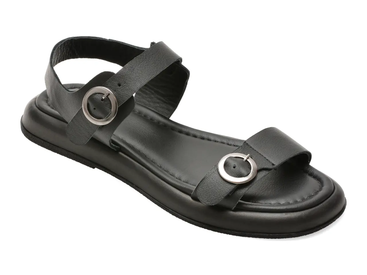 Sandale GRYXX negre, 1914224, din piele naturala