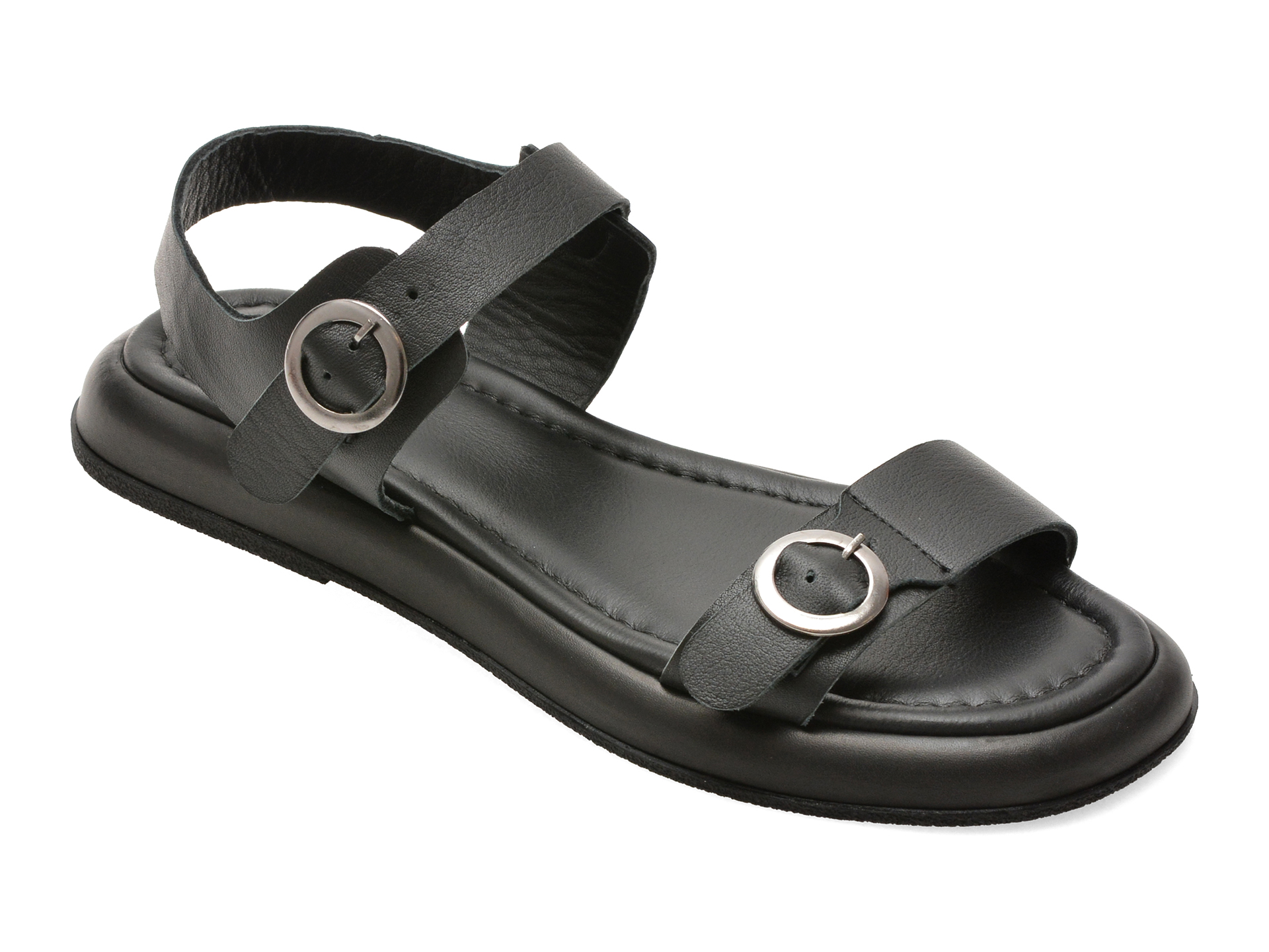 Sandale GRYXX negre, 1914224, din piele naturala