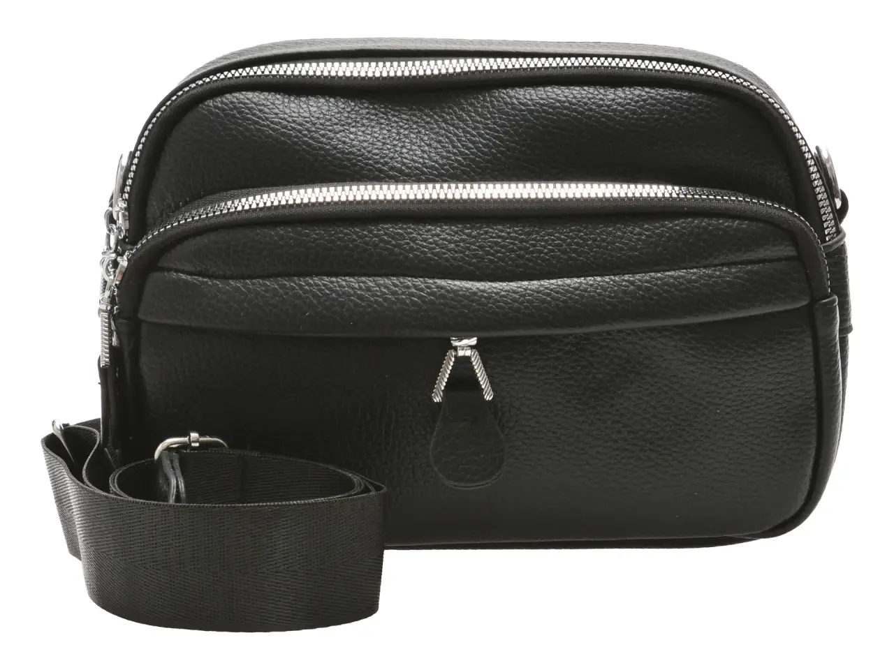 Geanta FLAVIA PASSINI neagra, 9468, din piele ecologica