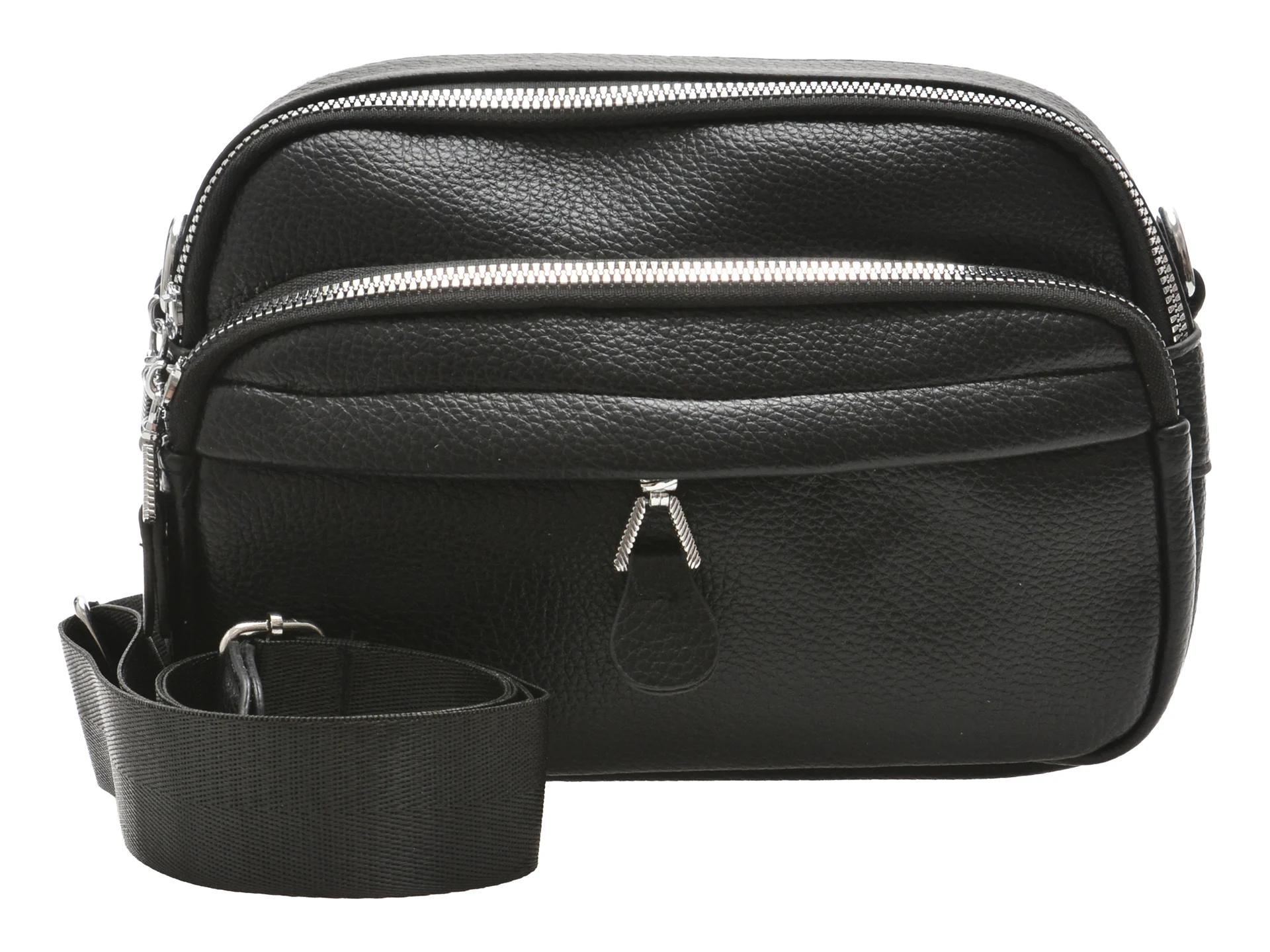 Geanta FLAVIA PASSINI neagra, 9468, din piele ecologica