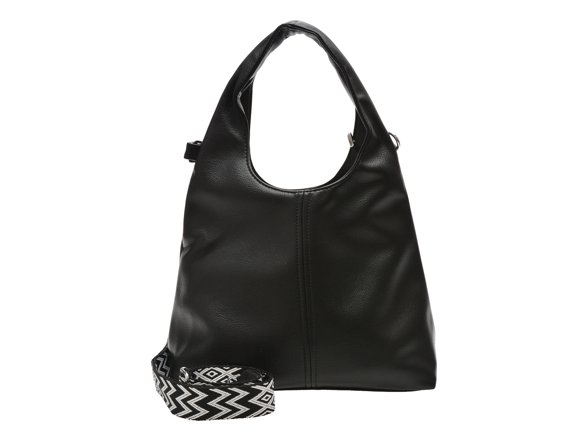 Geanta FLAVIA PASSINI neagra, 8454, din piele ecologica