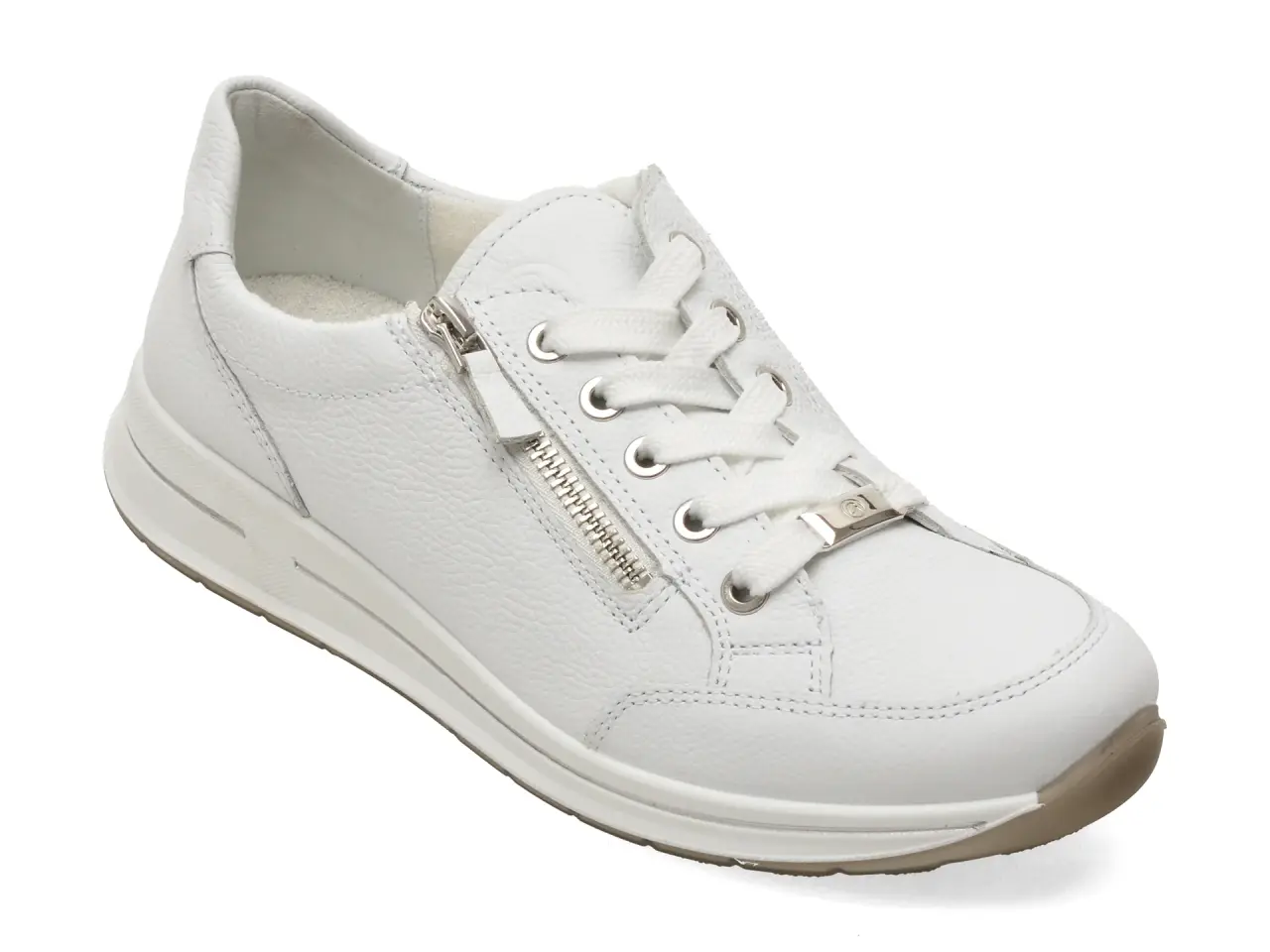 Pantofi sport ARA albi, 54801, din piele naturala