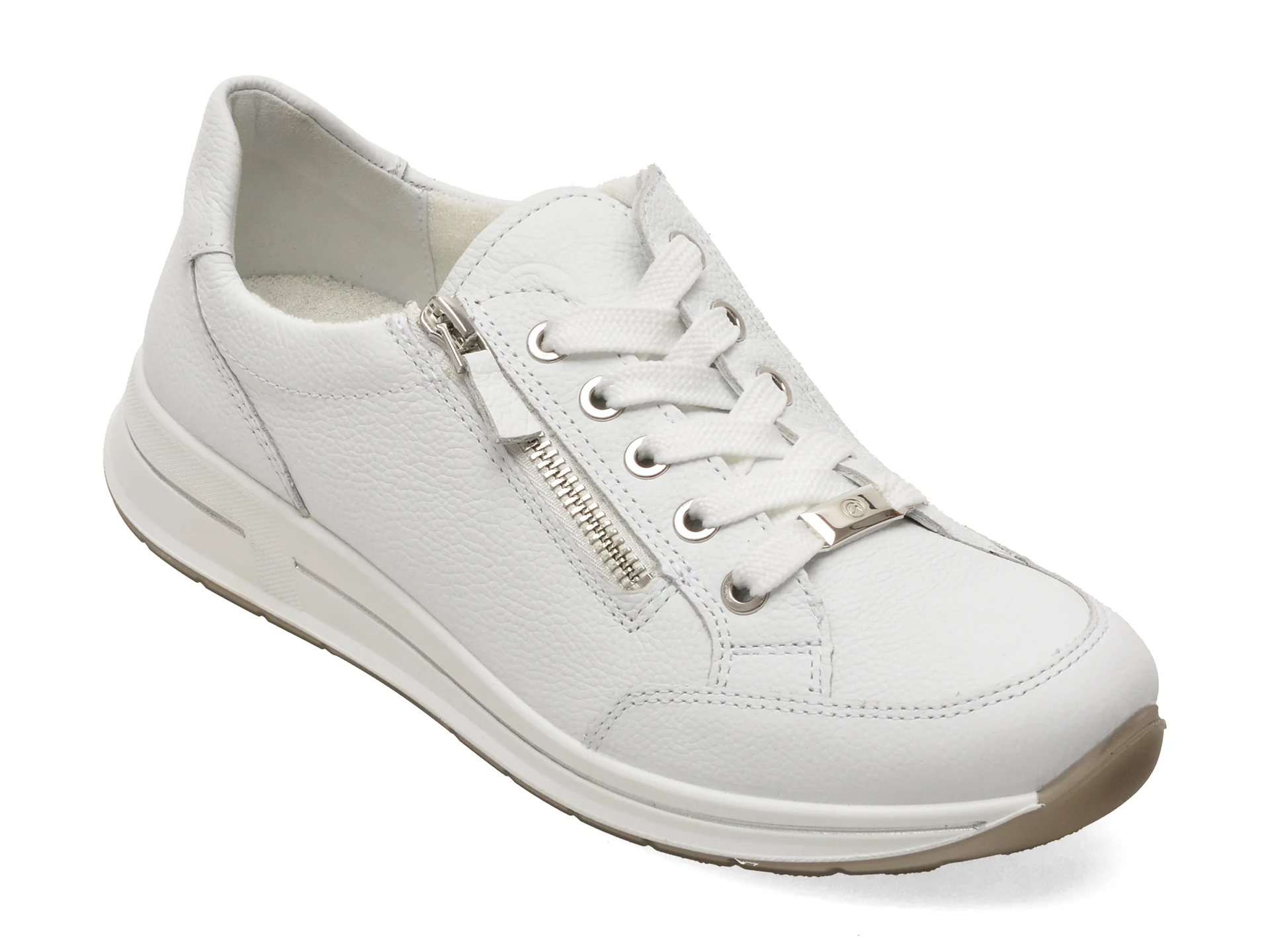 Pantofi sport ARA albi, 54801, din piele naturala