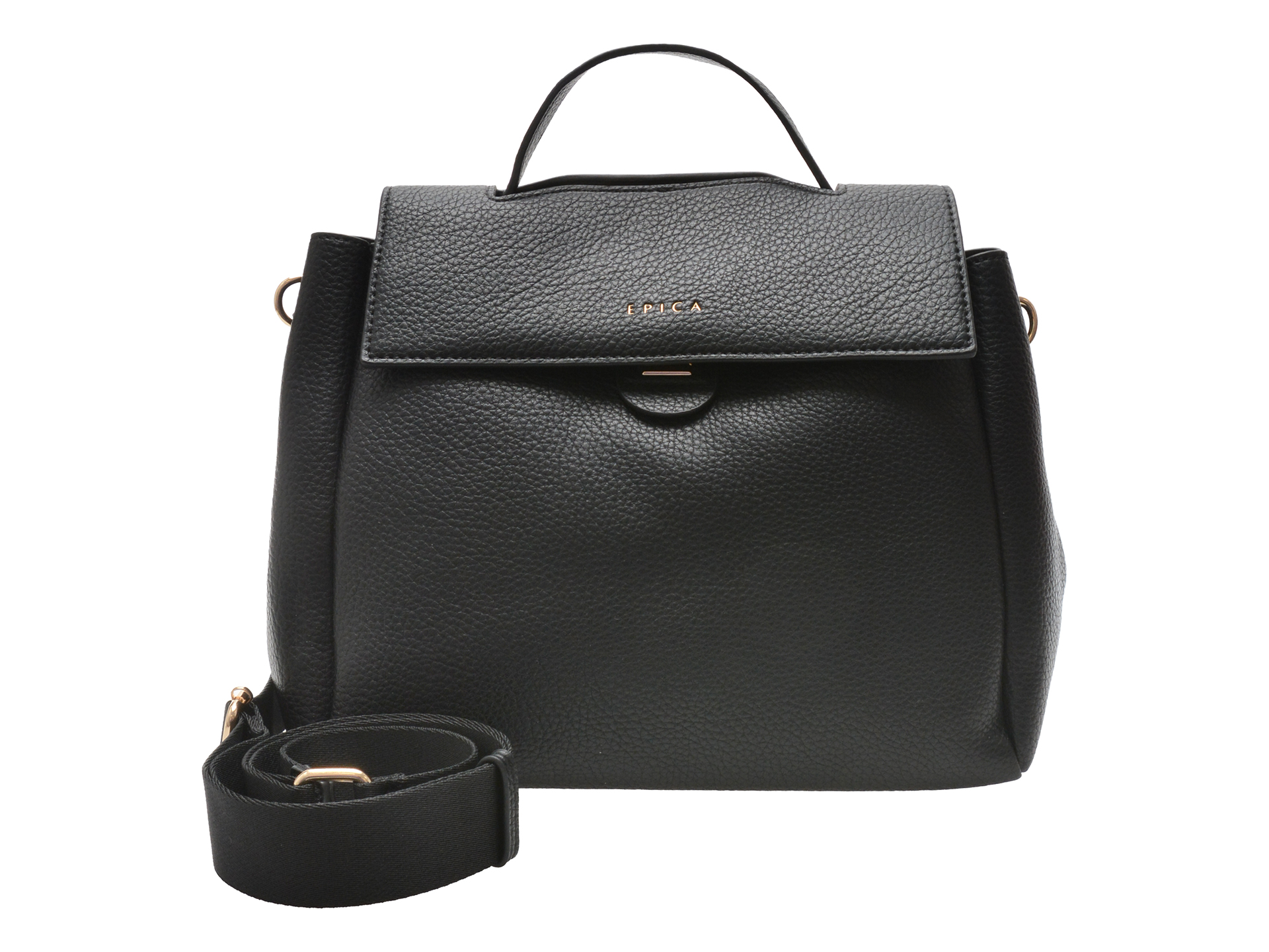 Geanta EPICA neagra, 243059, din piele ecologica