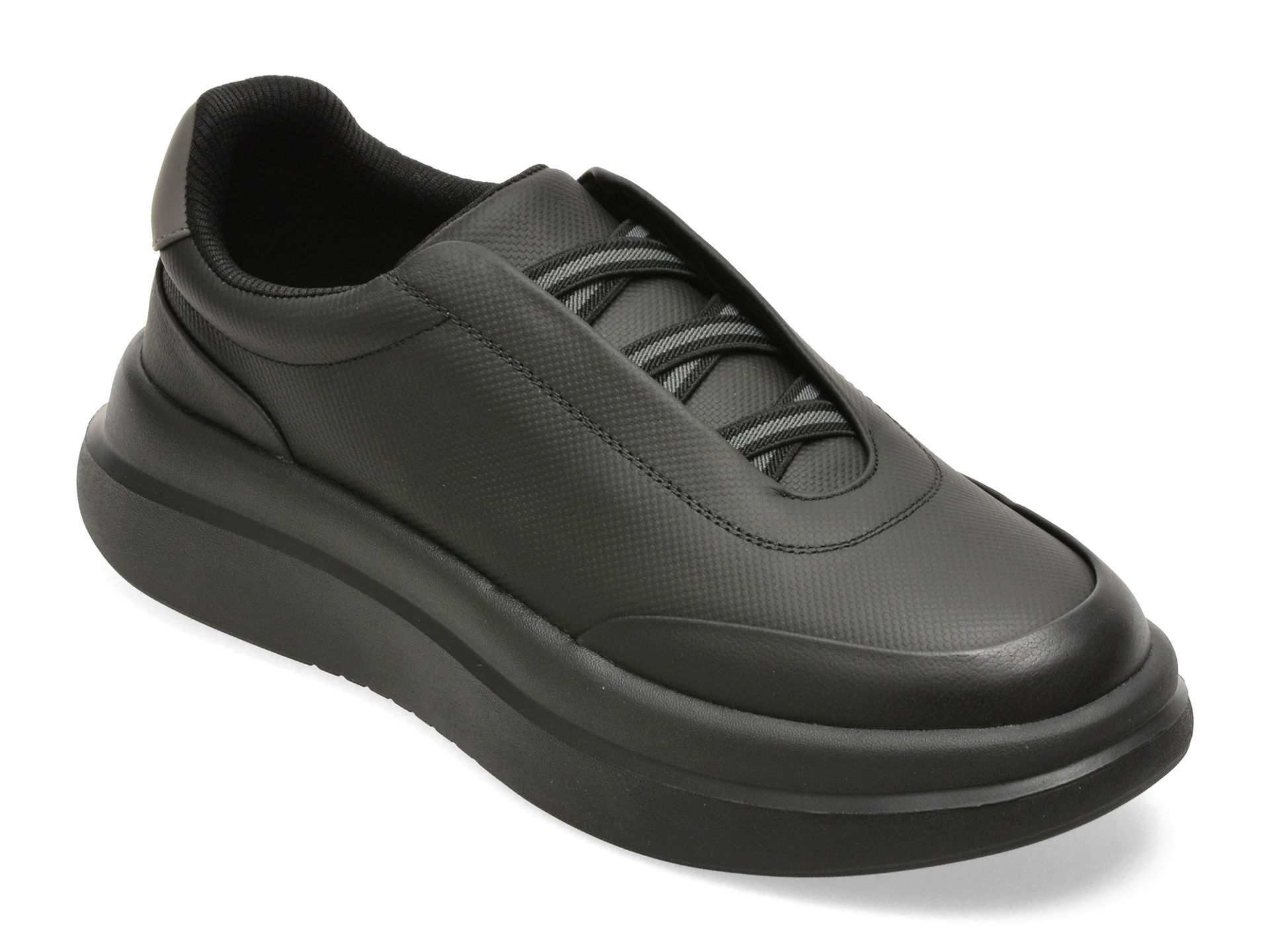Pantofi sport EPICA negri, 6006, din piele naturala