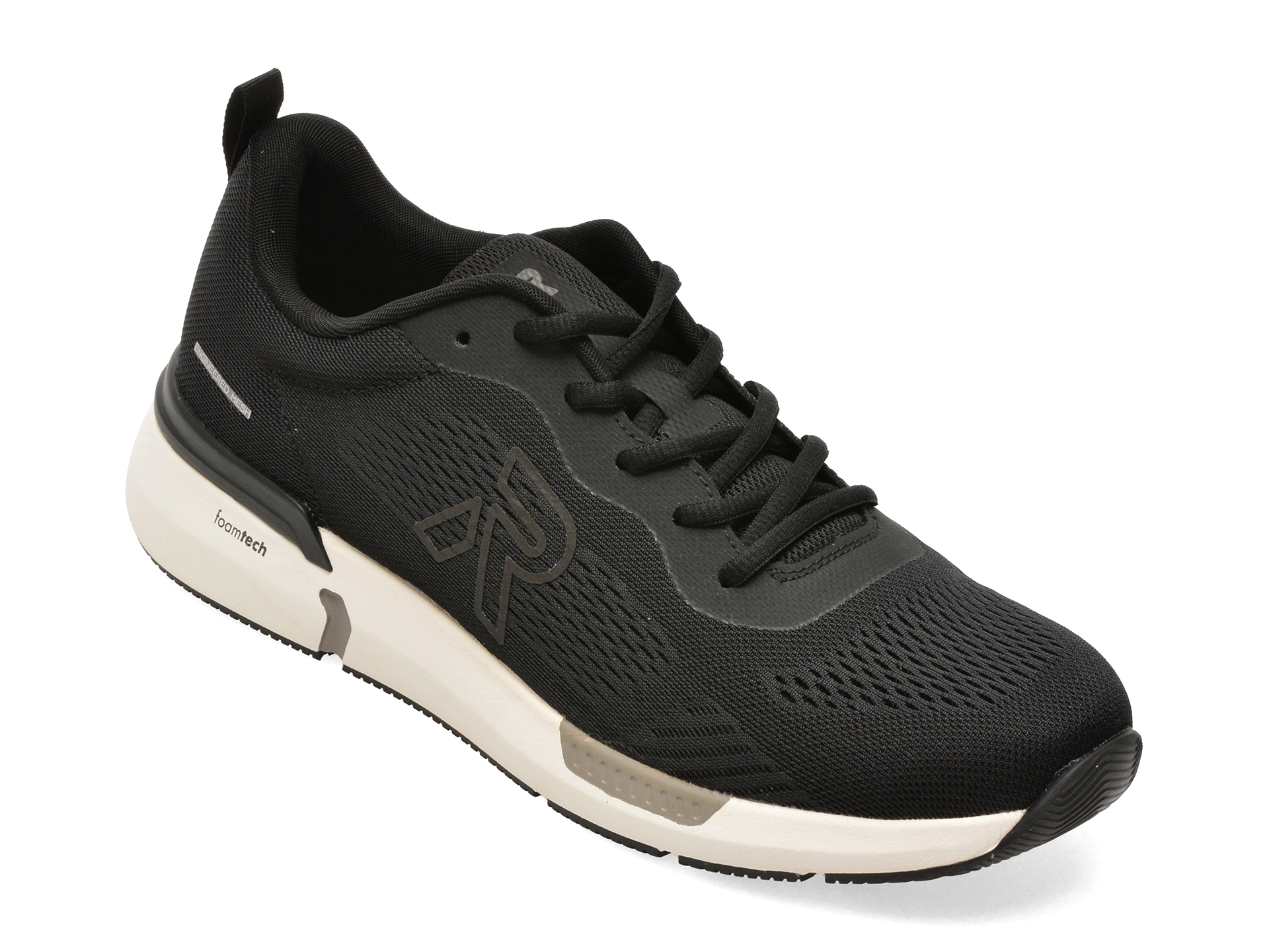 Pantofi sport RIEKER negri, U1404, din material textil