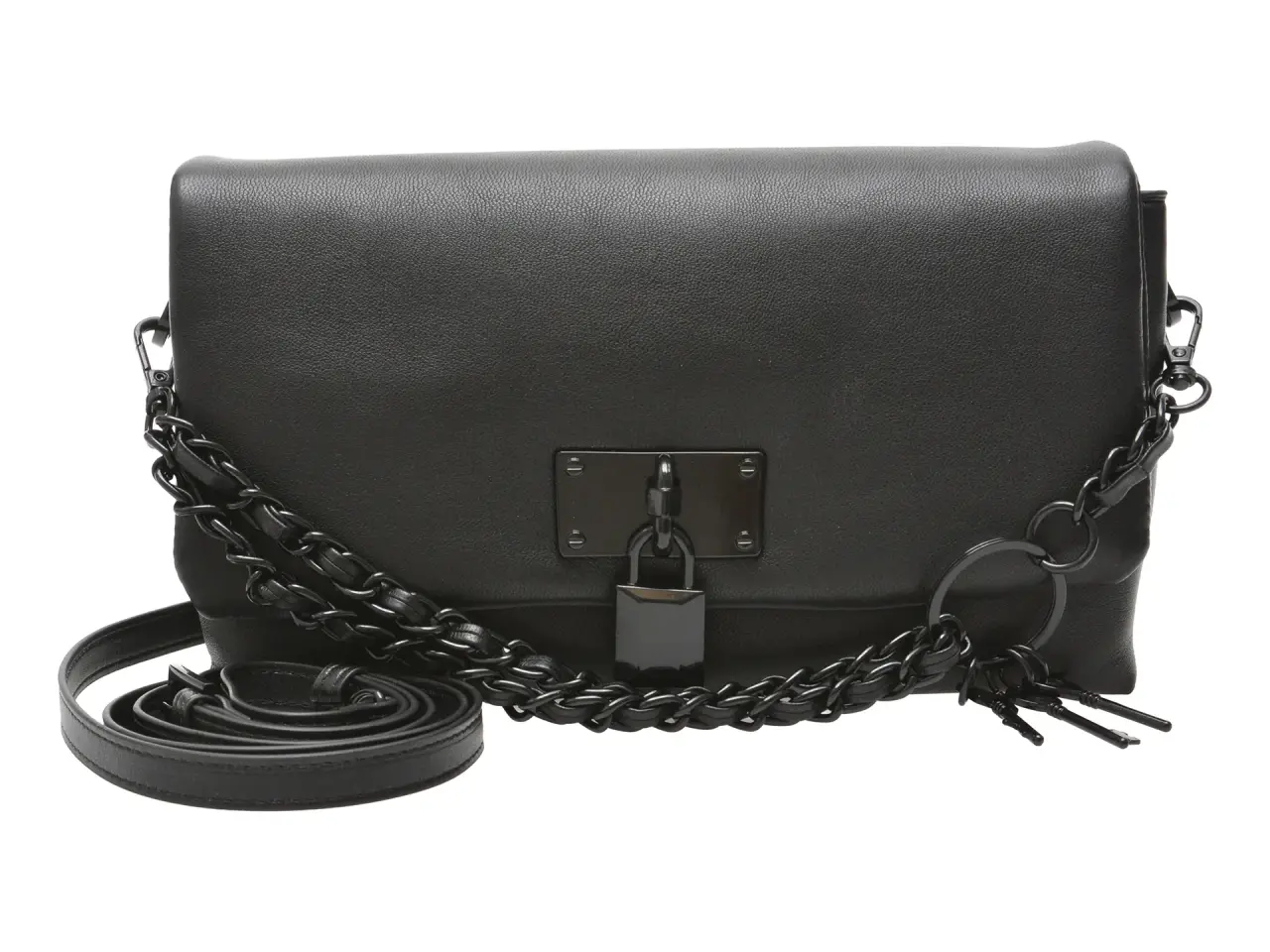 Geanta ALDO neagra, JACKIEBAG 008, din piele ecologica