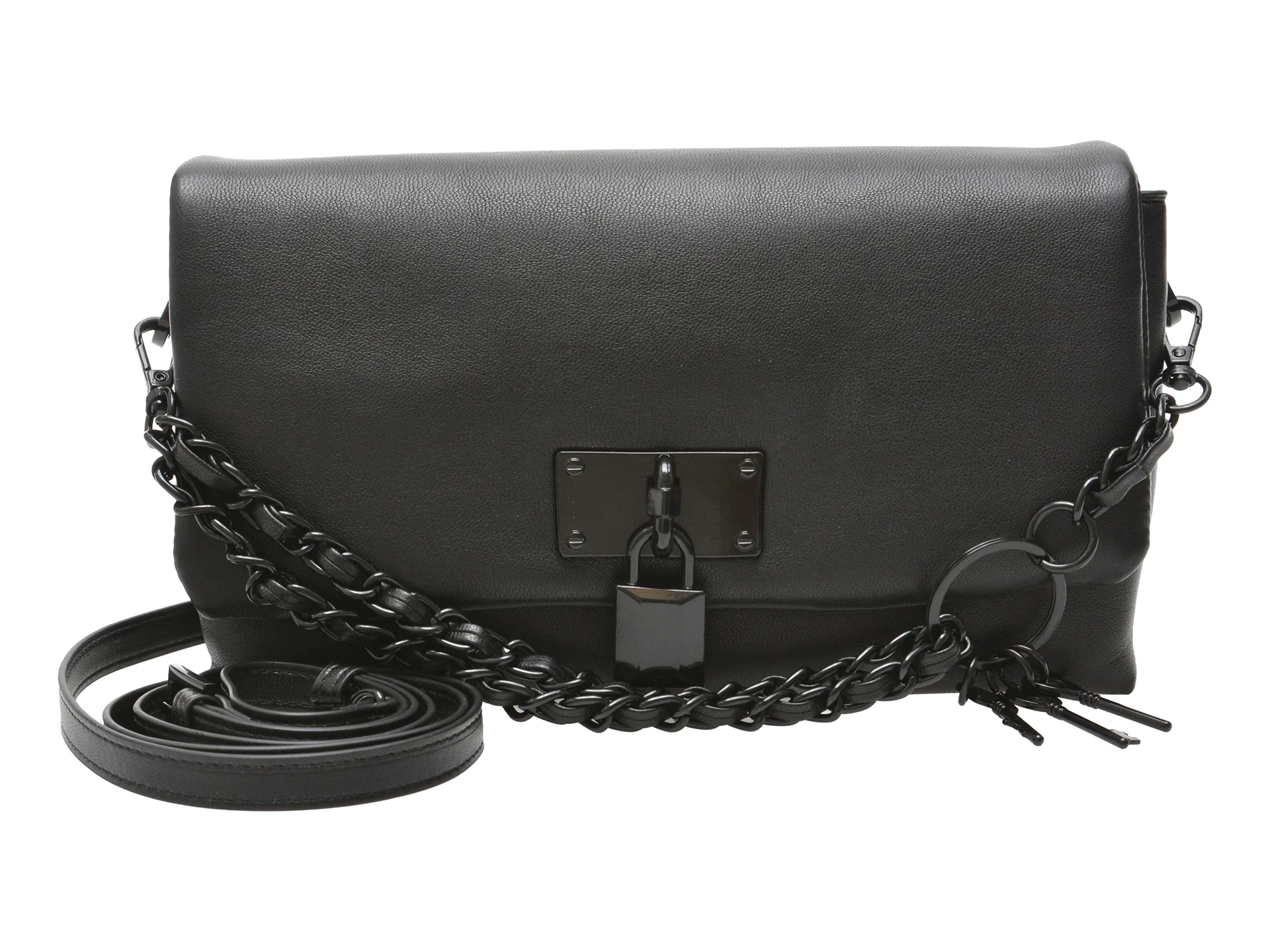 Geanta ALDO neagra, JACKIEBAG 008, din piele ecologica