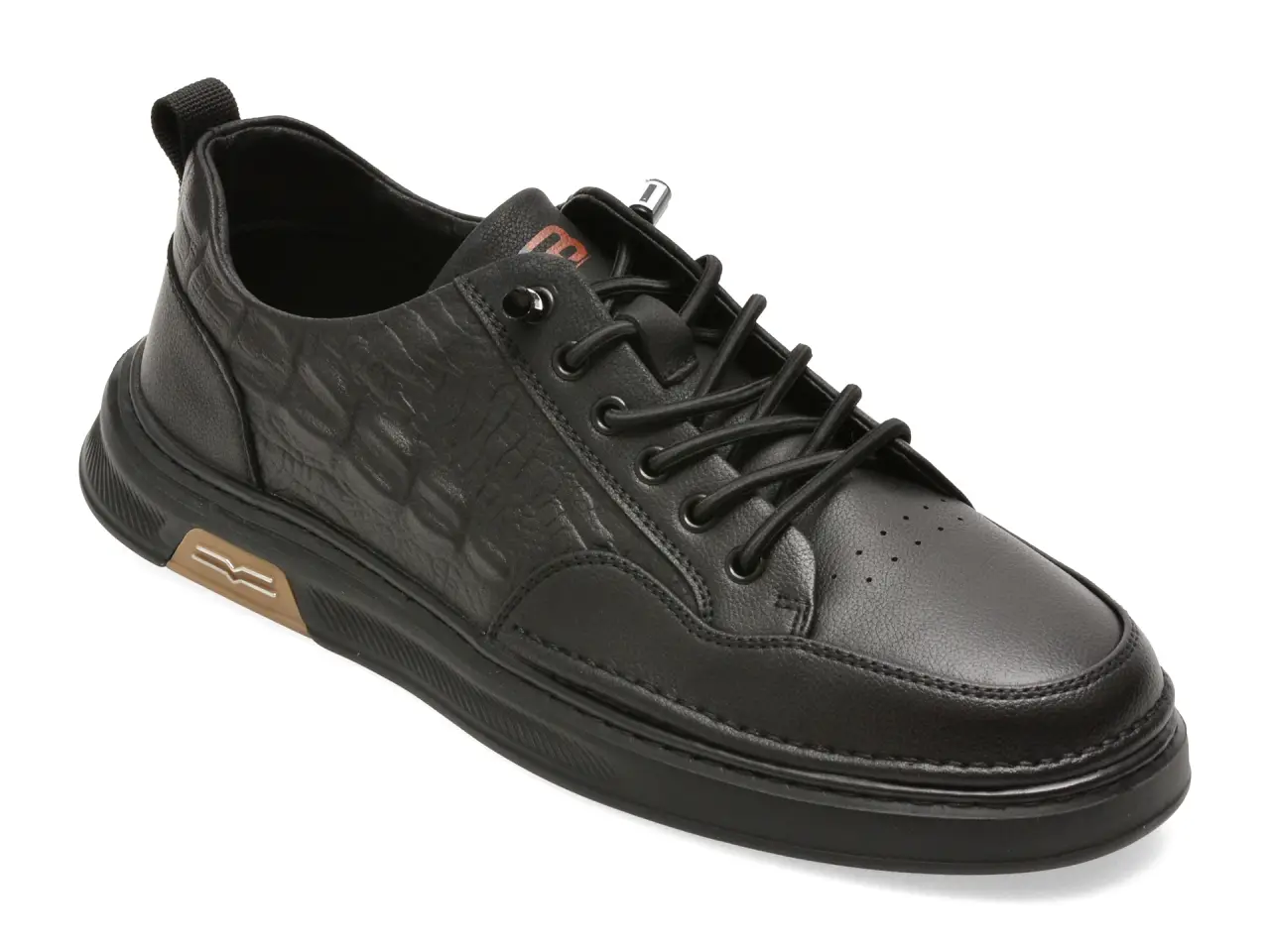 Pantofi sport BITE THE BULLET negri, 37110, din piele naturala