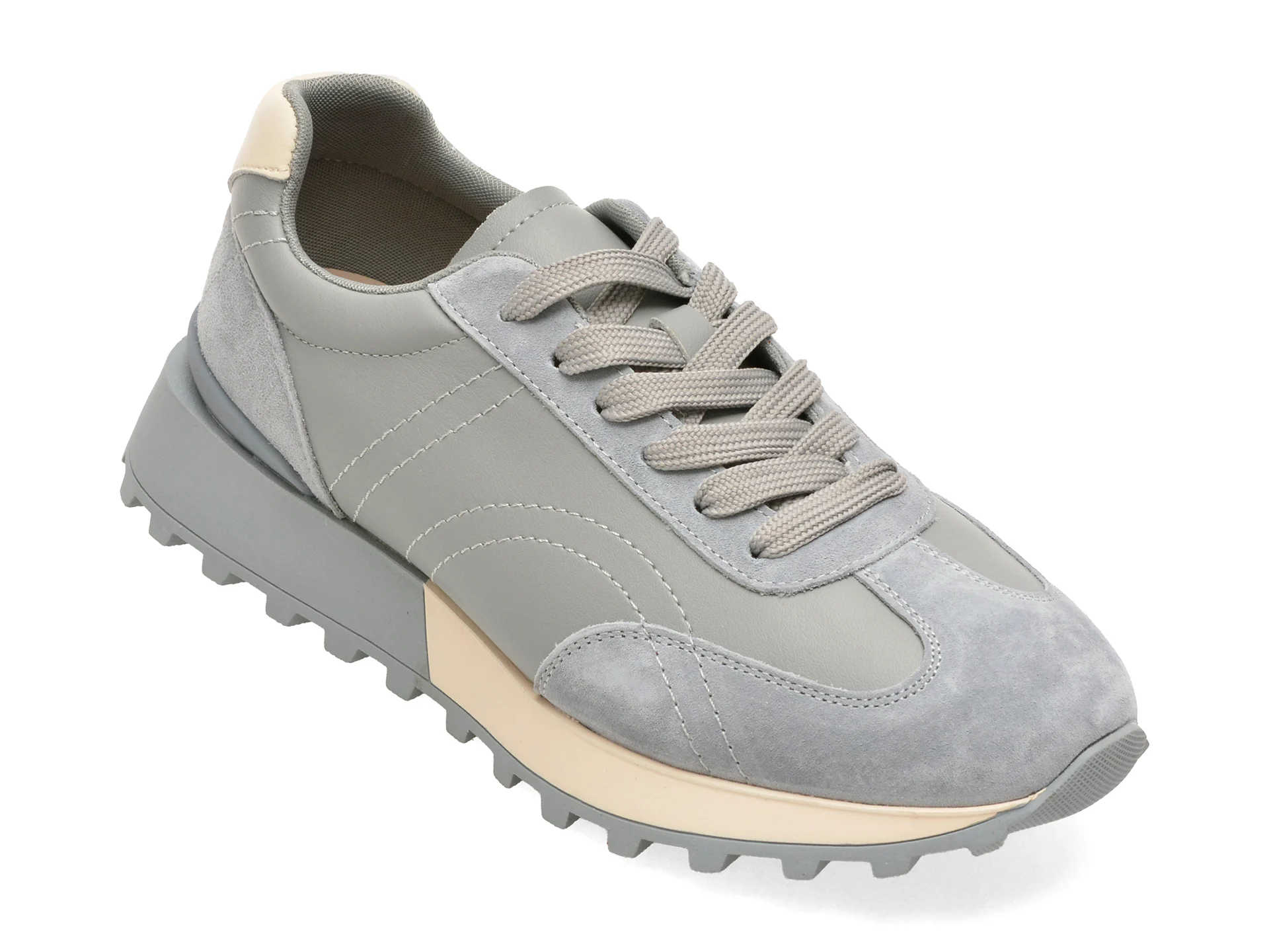 Pantofi sport FLAVIA PASSINI gri, 8509, din piele naturala
