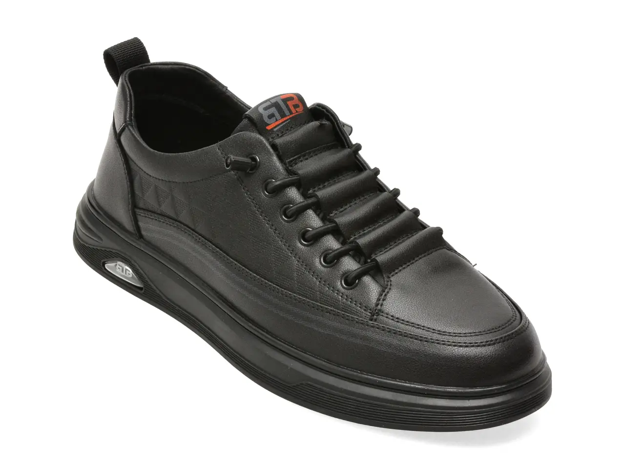 Pantofi sport BITE THE BULLET negri, 68069, din piele naturala