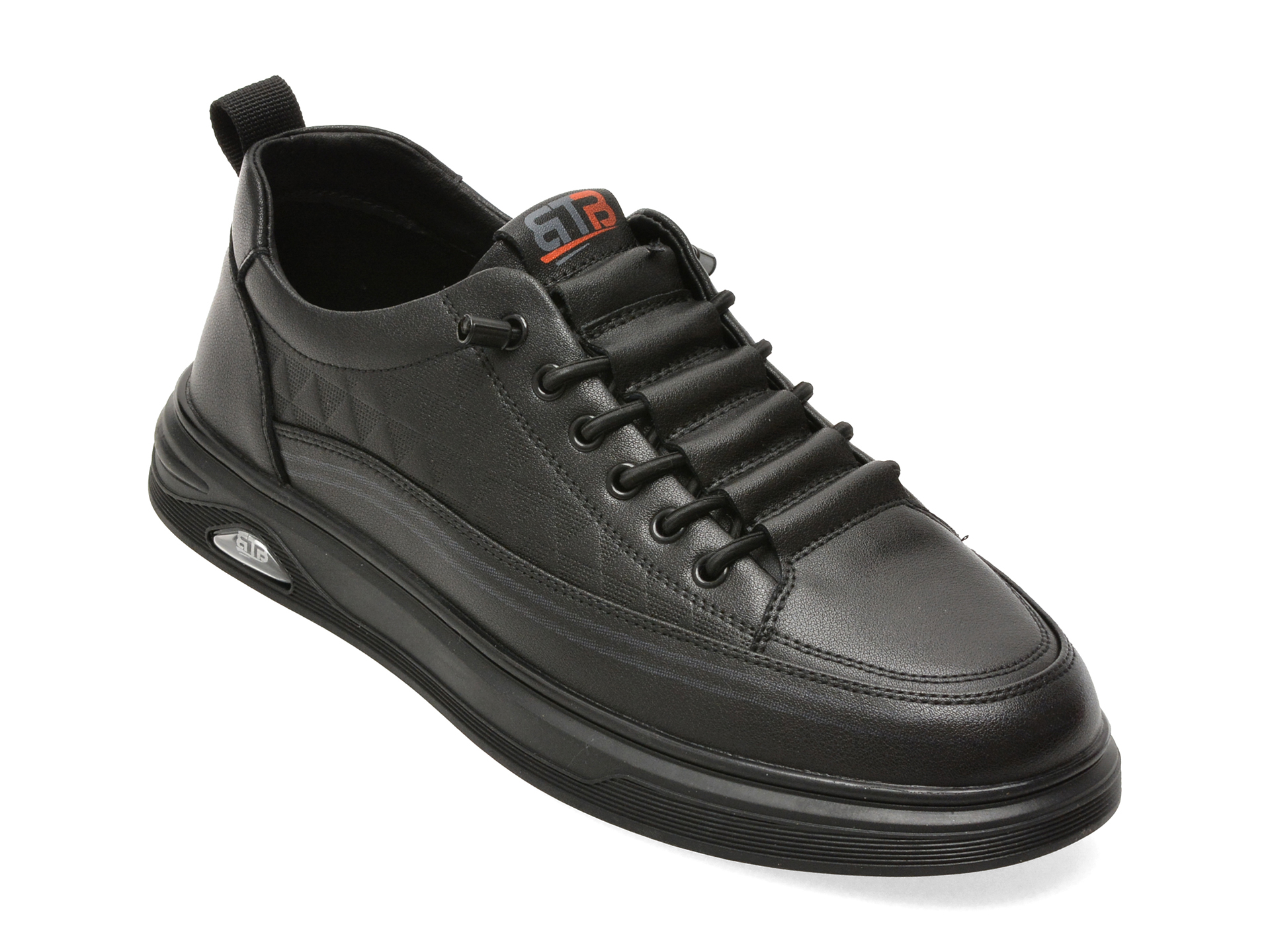 Pantofi sport BITE THE BULLET negri, 68069, din piele naturala