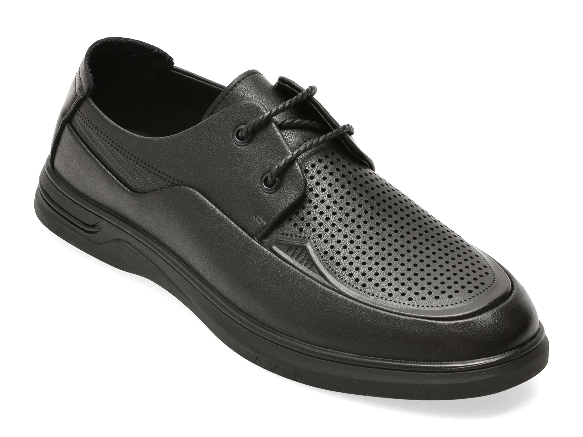 Pantofi eleganti BITE THE BULLET negri, 25T7239, din piele naturala