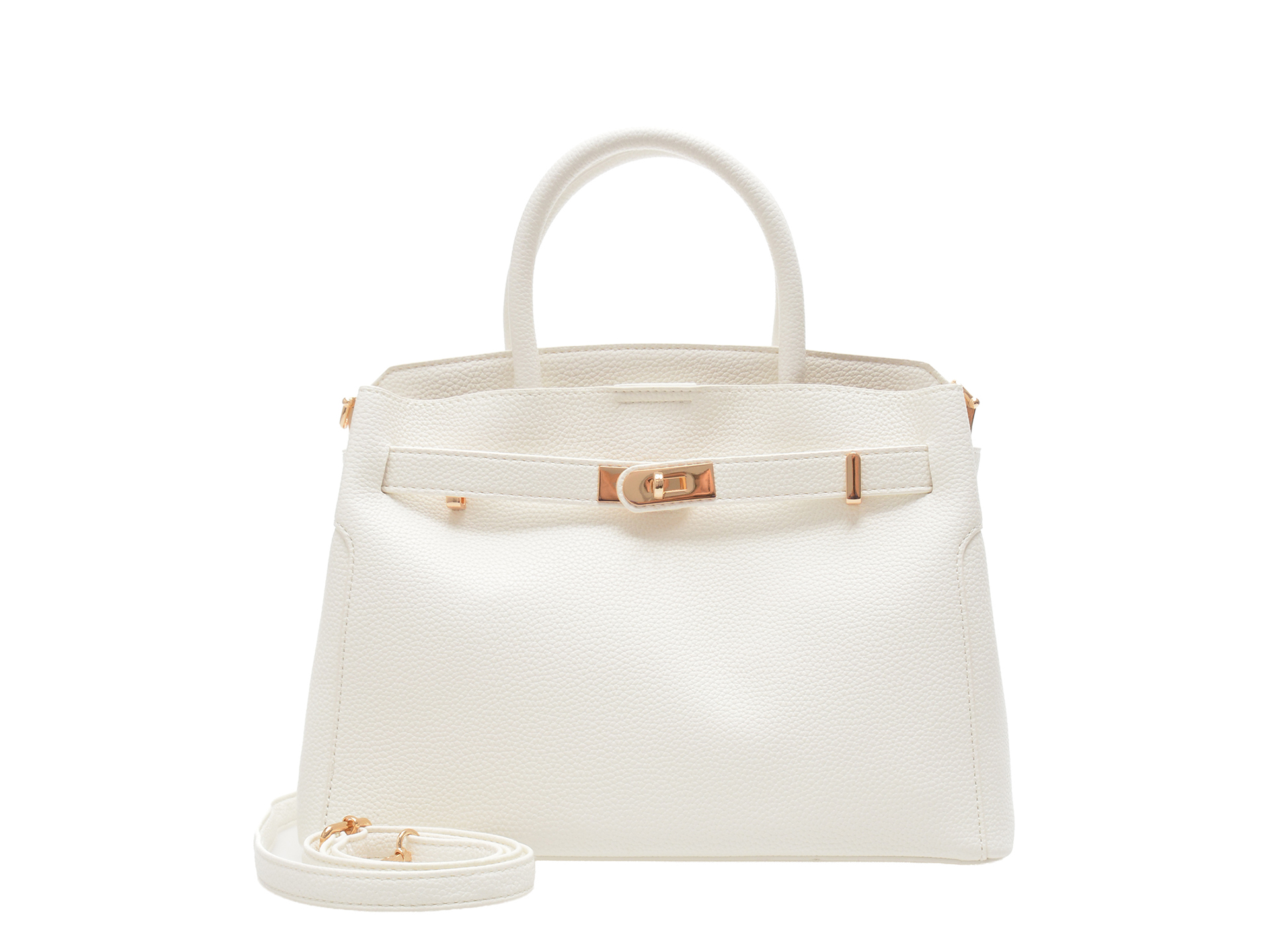Geanta CALL IT SPRING alba, LEMERCIER 100, din piele ecologica