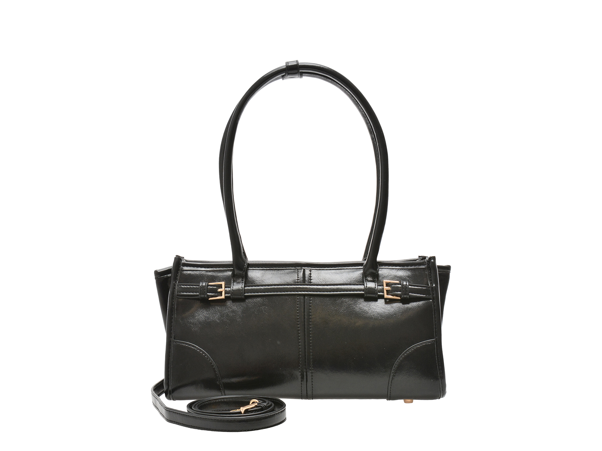 Geanta CALL IT SPRING neagra, AUDREIE 001, din piele ecologica