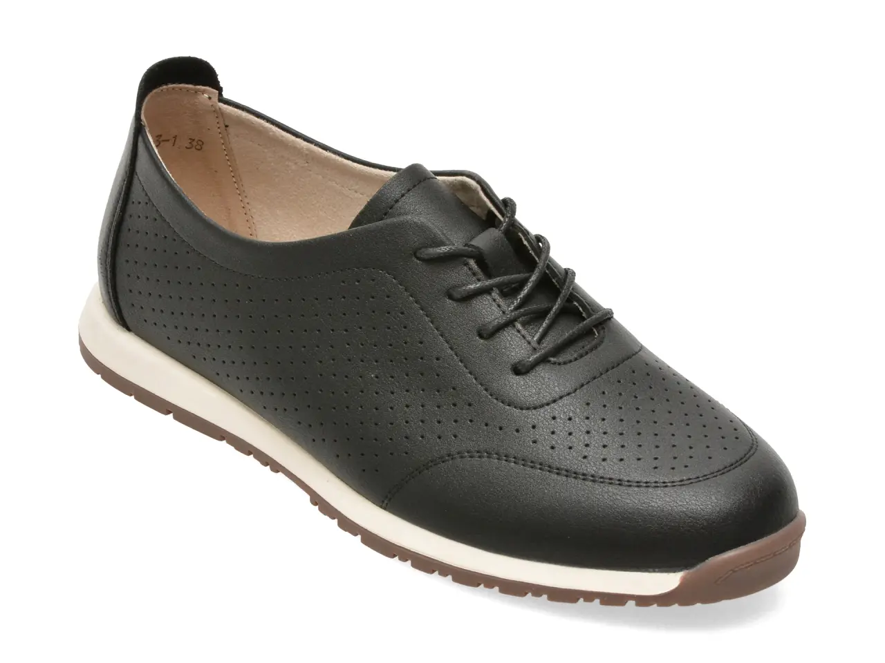 Pantofi FLAVIA PASSINI negri, 77187, din piele naturala