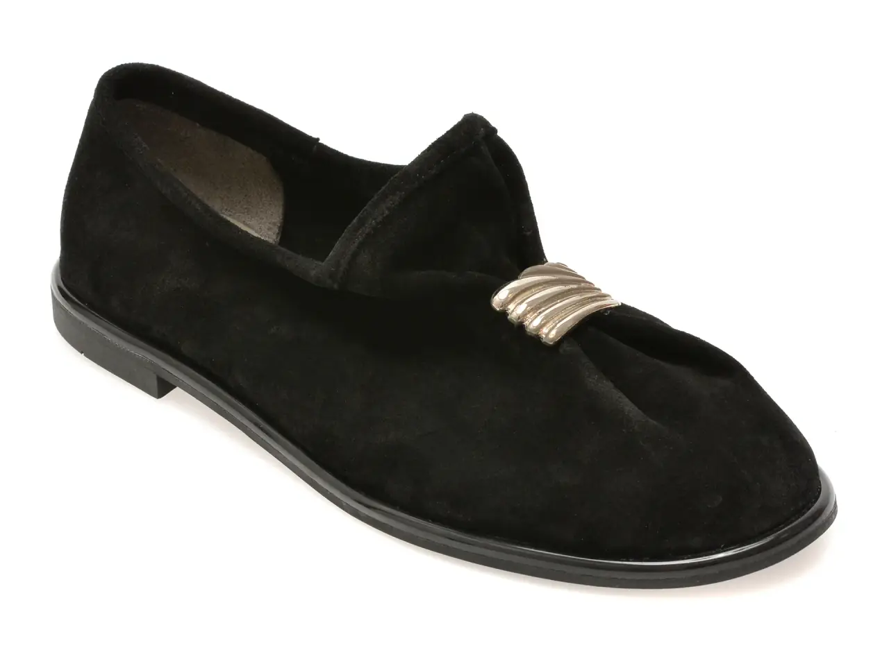 Pantofi GRYXX negri, 16057, din piele intoarsa