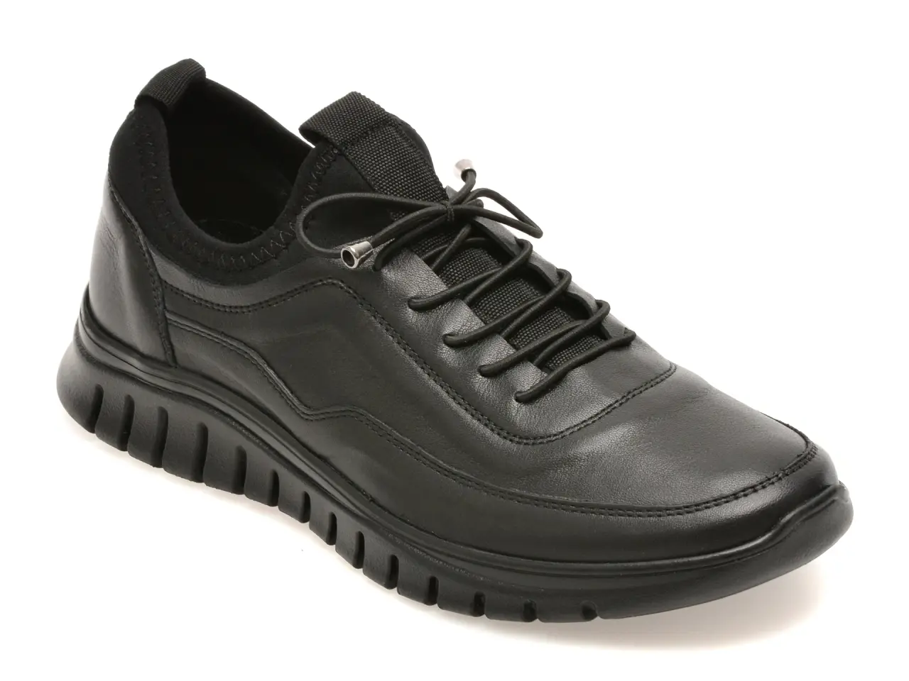 Pantofi sport FLAVIA PASSINI negri, EV2843, din piele naturala