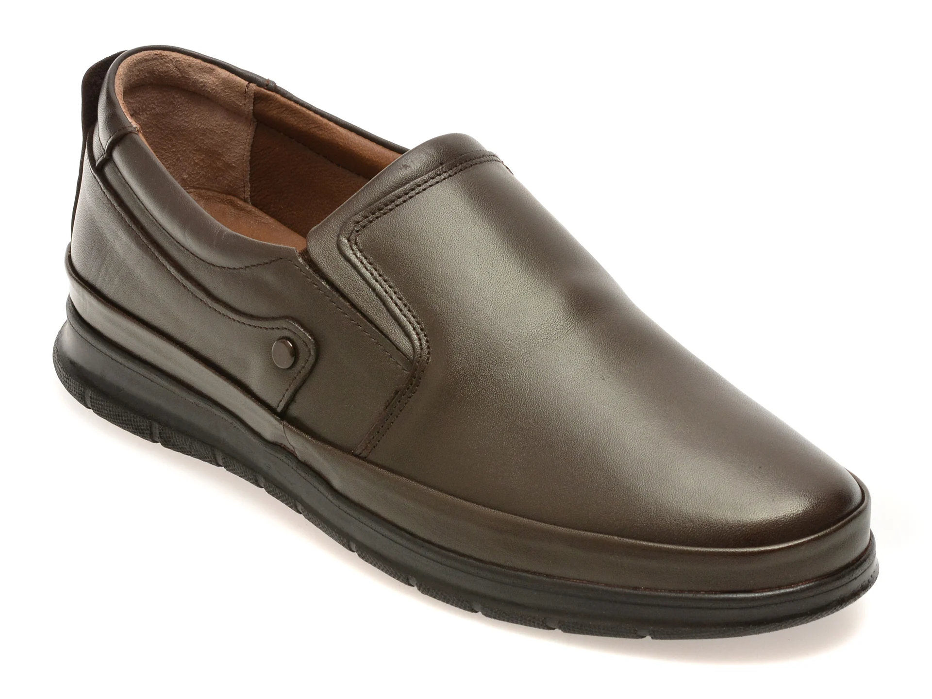 Pantofi BITE THE BULLET maro, RZ006, din piele naturala