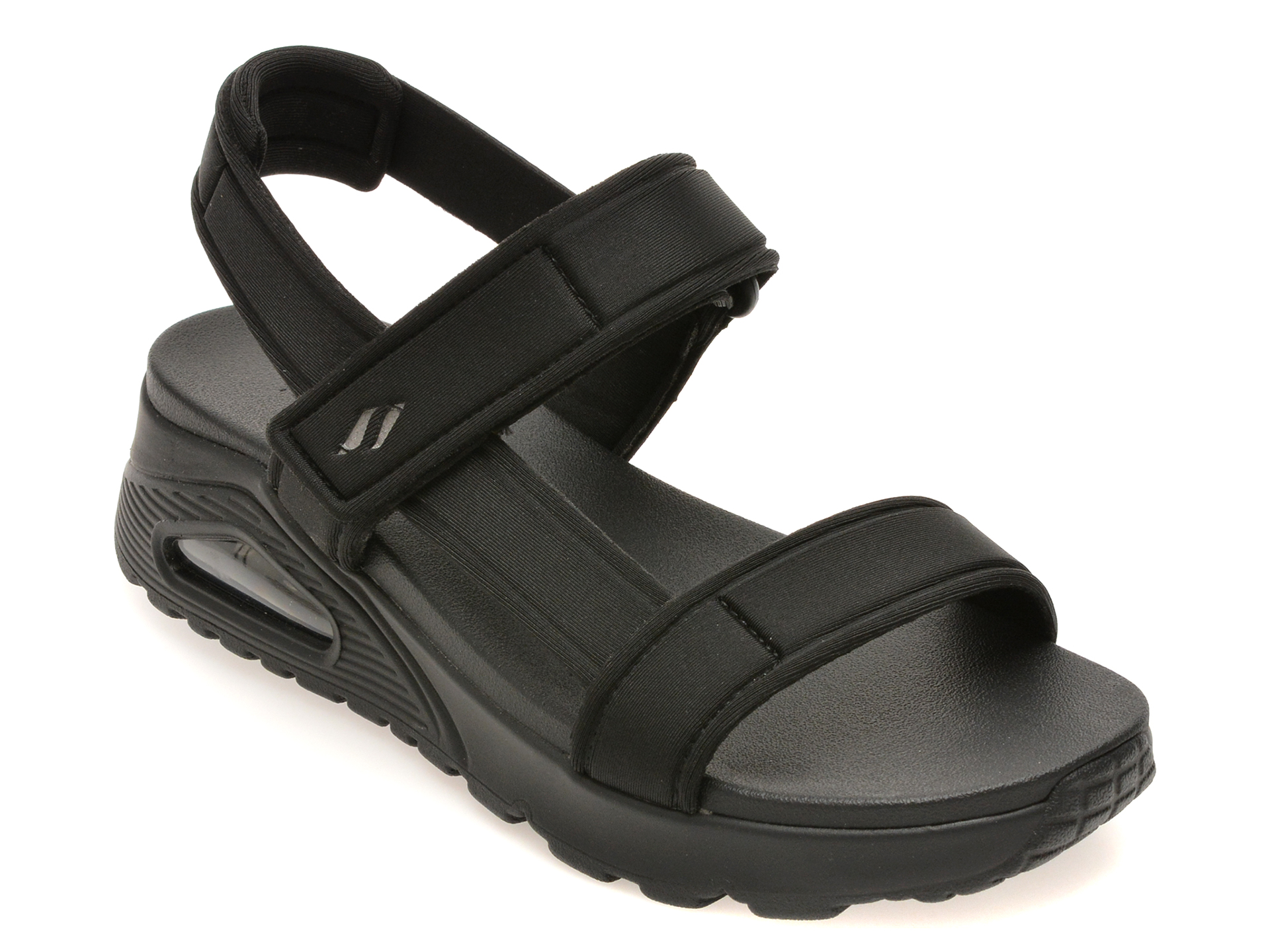 Sandale SKECHERS negre, UNO, din material textil