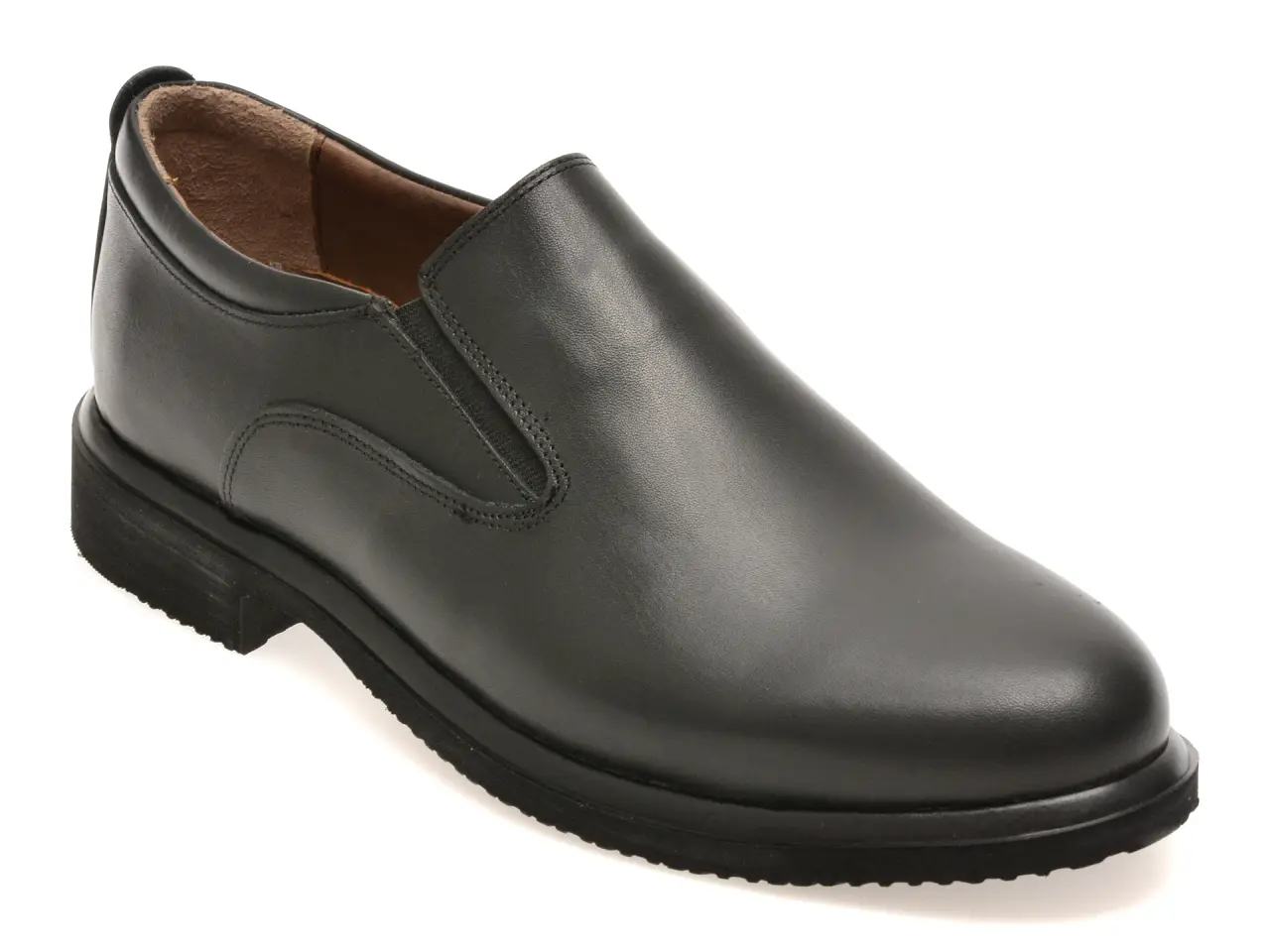 Pantofi eleganti BITE THE BULLET negri, RZ005, din piele naturala