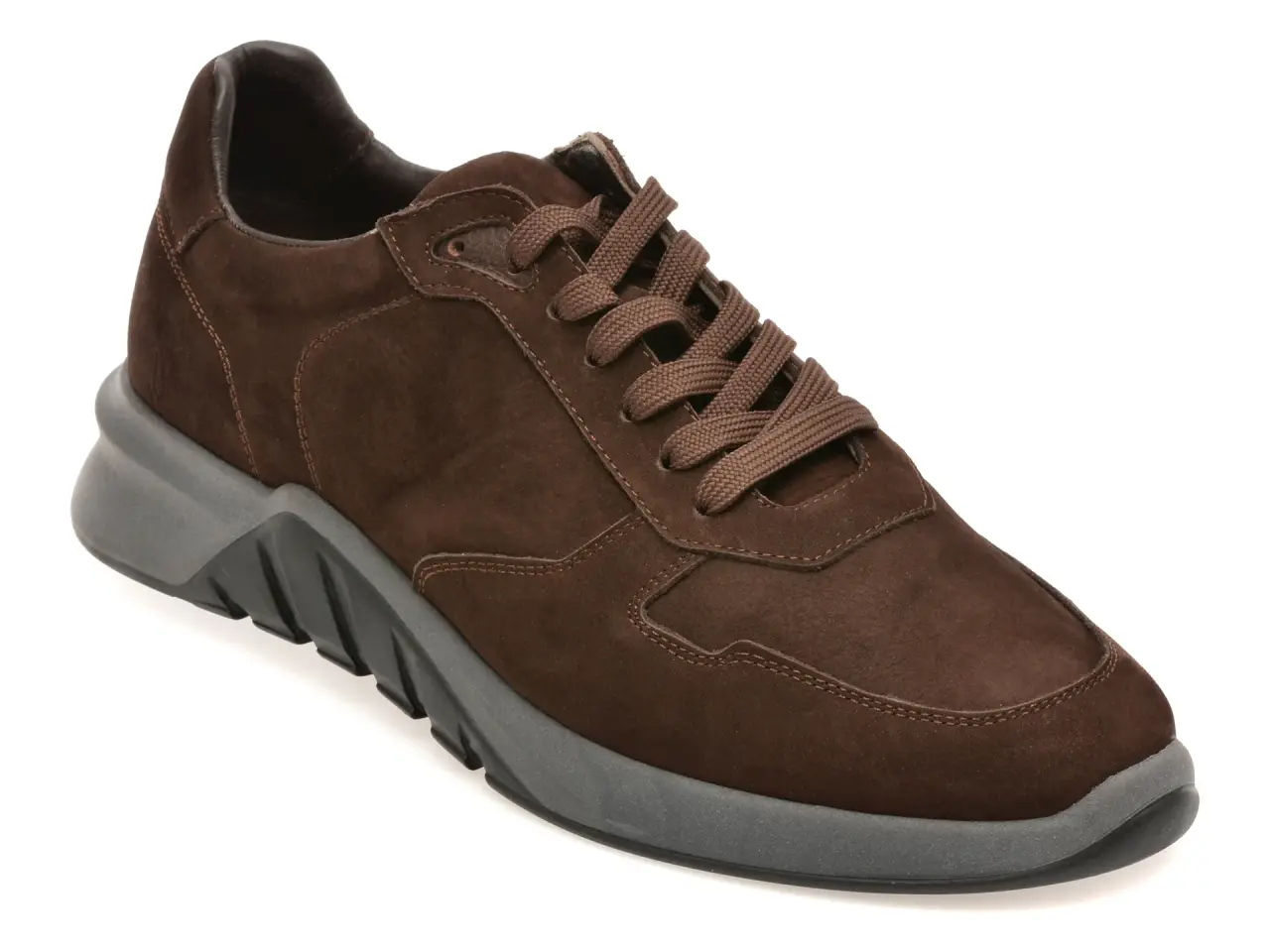 Pantofi sport RELAX maro, 2623, din piele intoarsa
