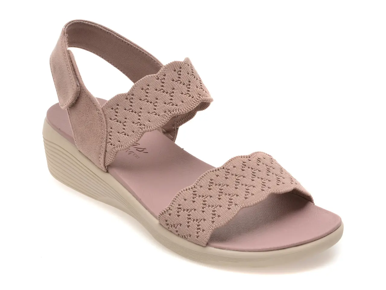 Sandale SKECHERS mov, ARYA, din material textil
