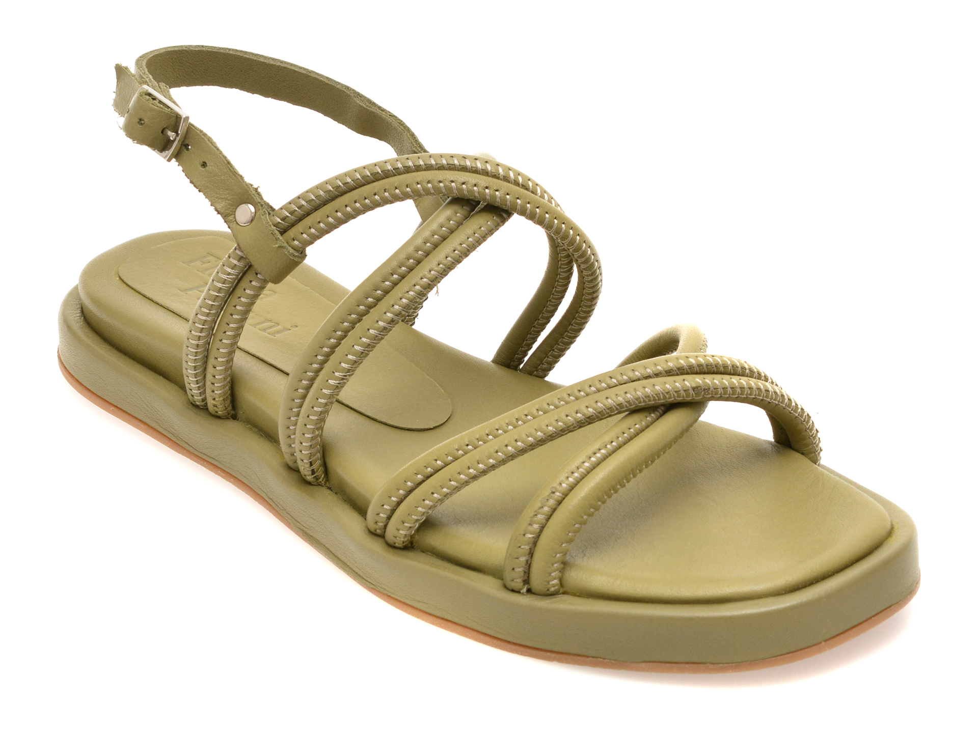 Sandale FLAVIA PASSINI kaki, 211904, din piele naturala