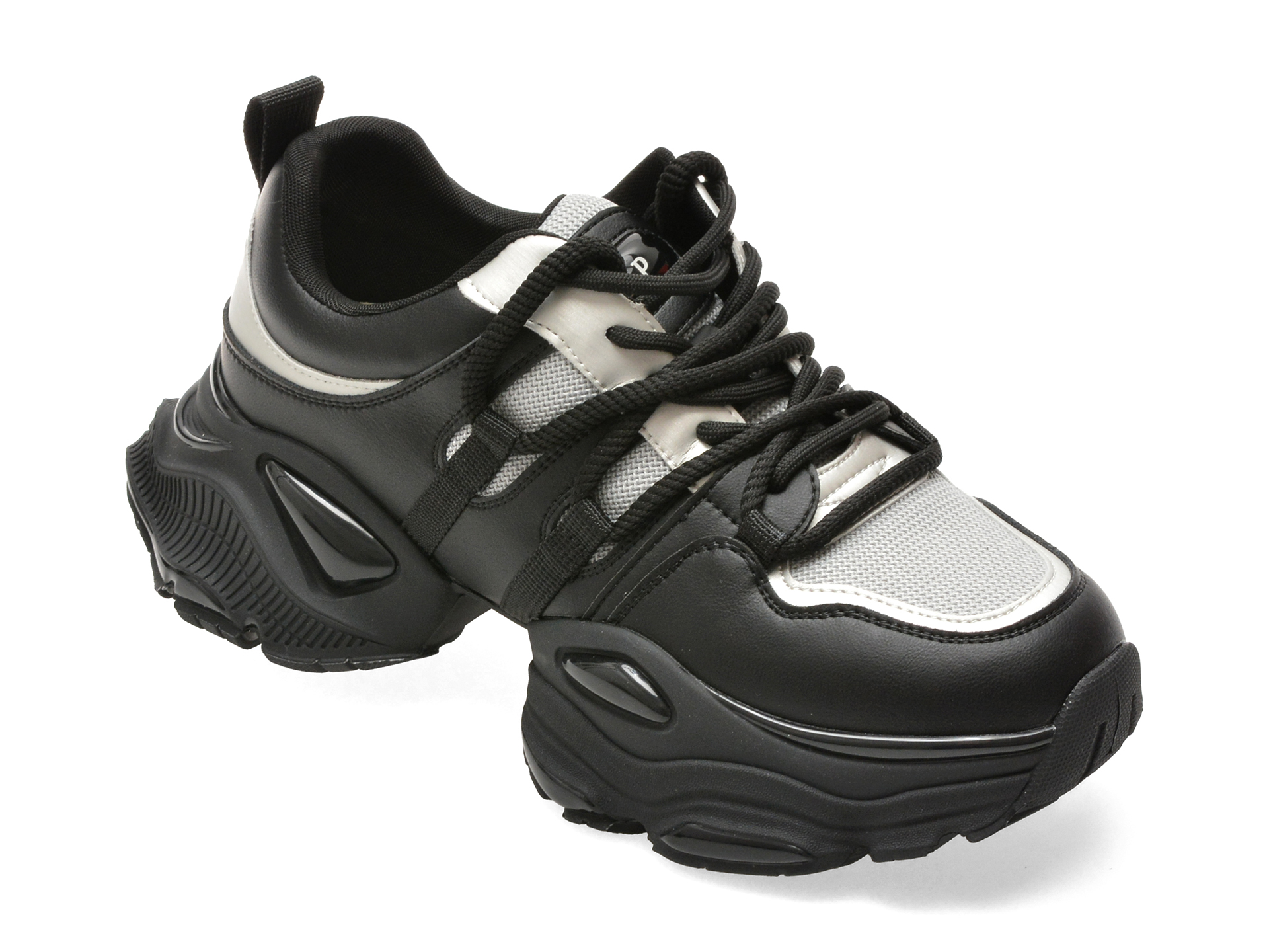 Pantofi sport FLAVIA PASSINI negri, 6890, din piele naturala