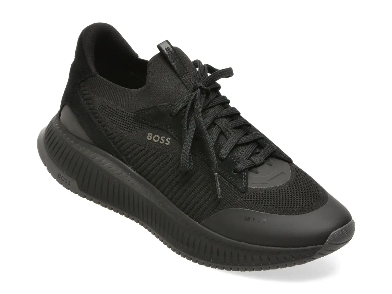 Pantofi sport BOSS negri, 3113, din material textil