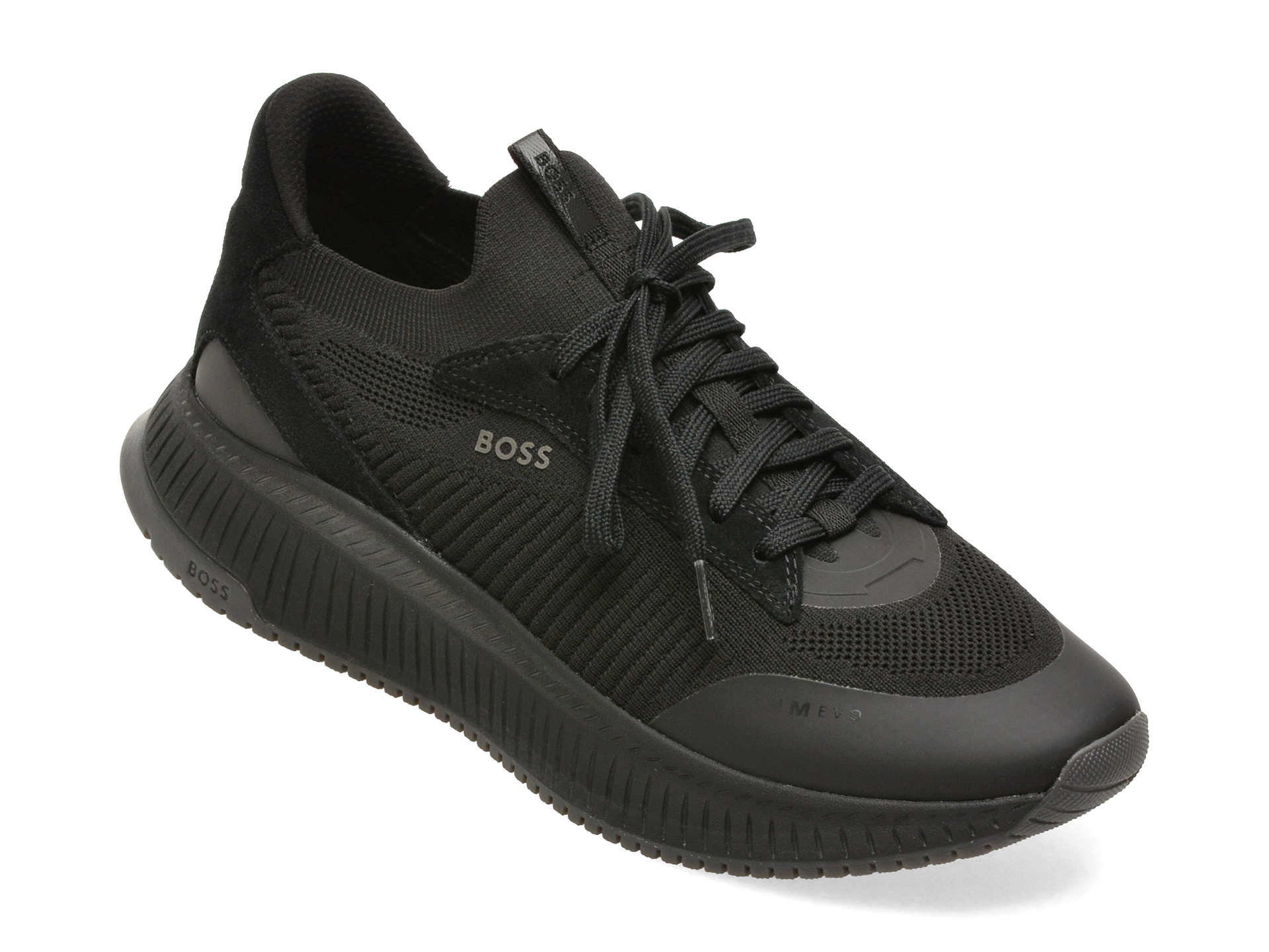 Pantofi sport BOSS negri, 3113, din material textil