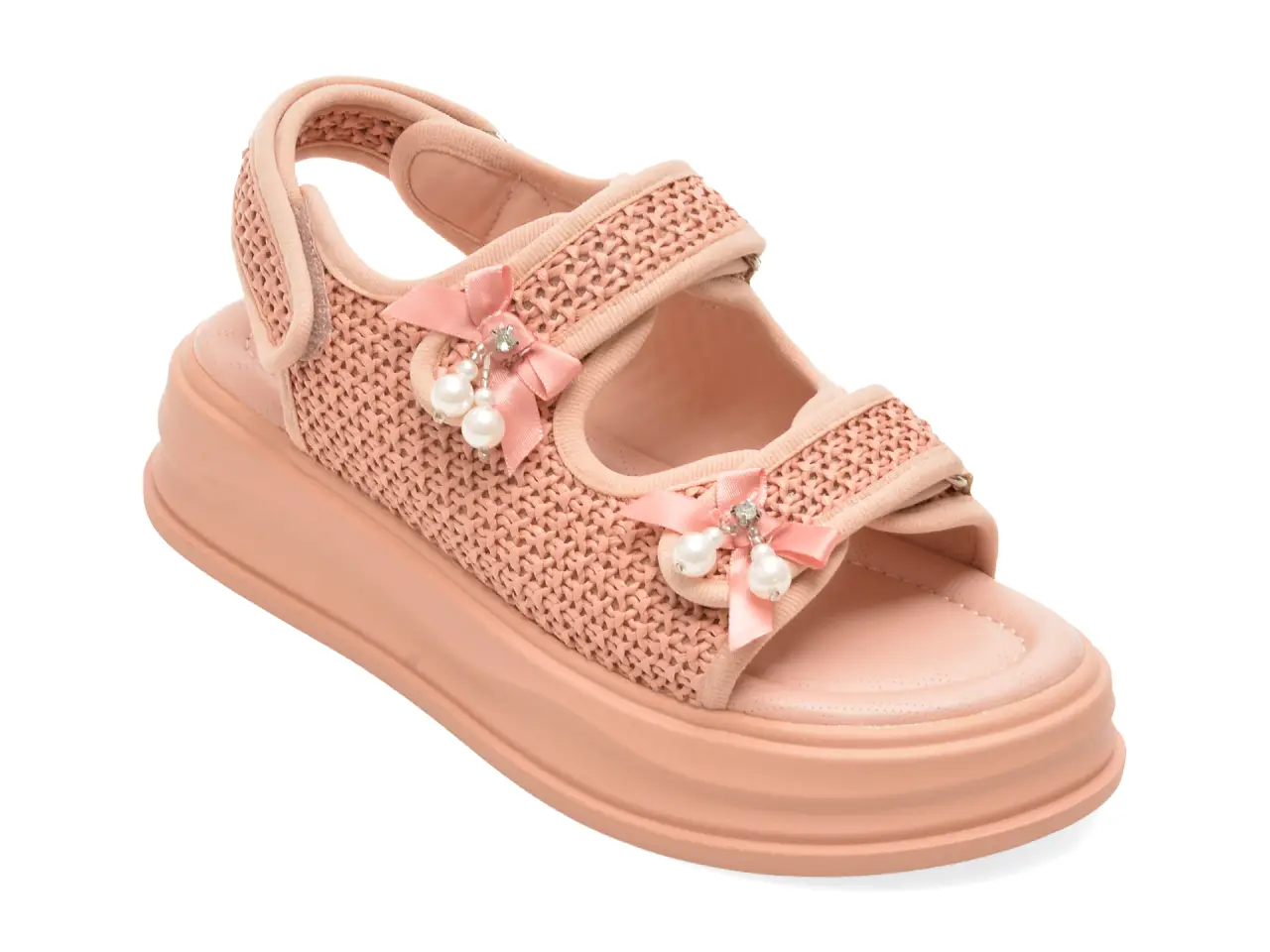 Sandale GRYXX roz, 7163, din piele ecologica