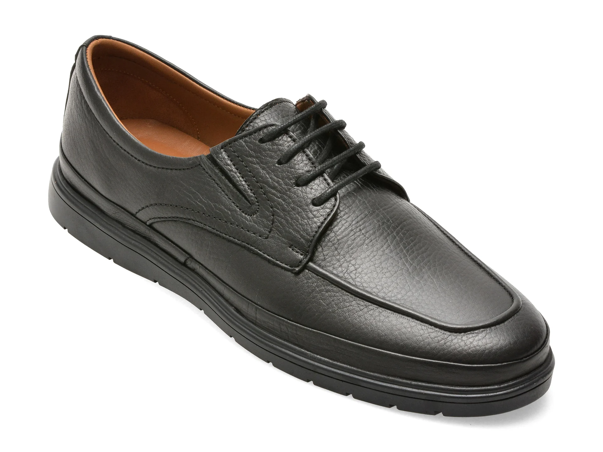 Pantofi eleganti BITE THE BULLET negri, RM100, din piele naturala