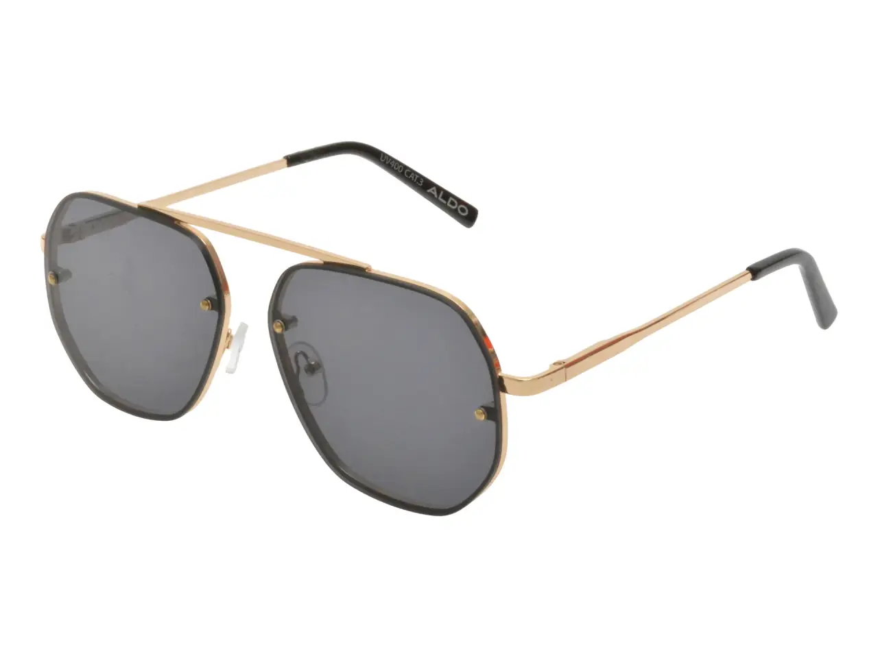 Ochelari de soare ALDO aurii, FRANKLINN 710, din metal