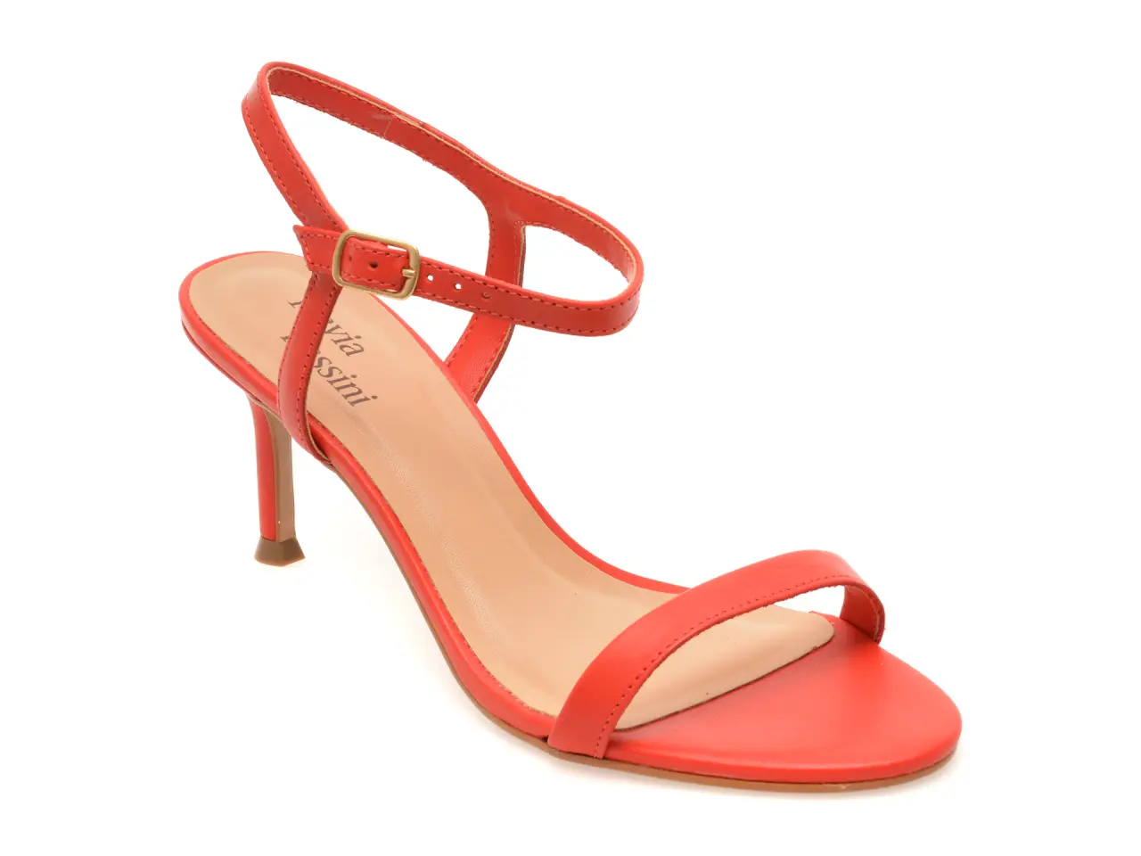 Sandale elegante FLAVIA PASSINI rosii, 373402, din piele naturala
