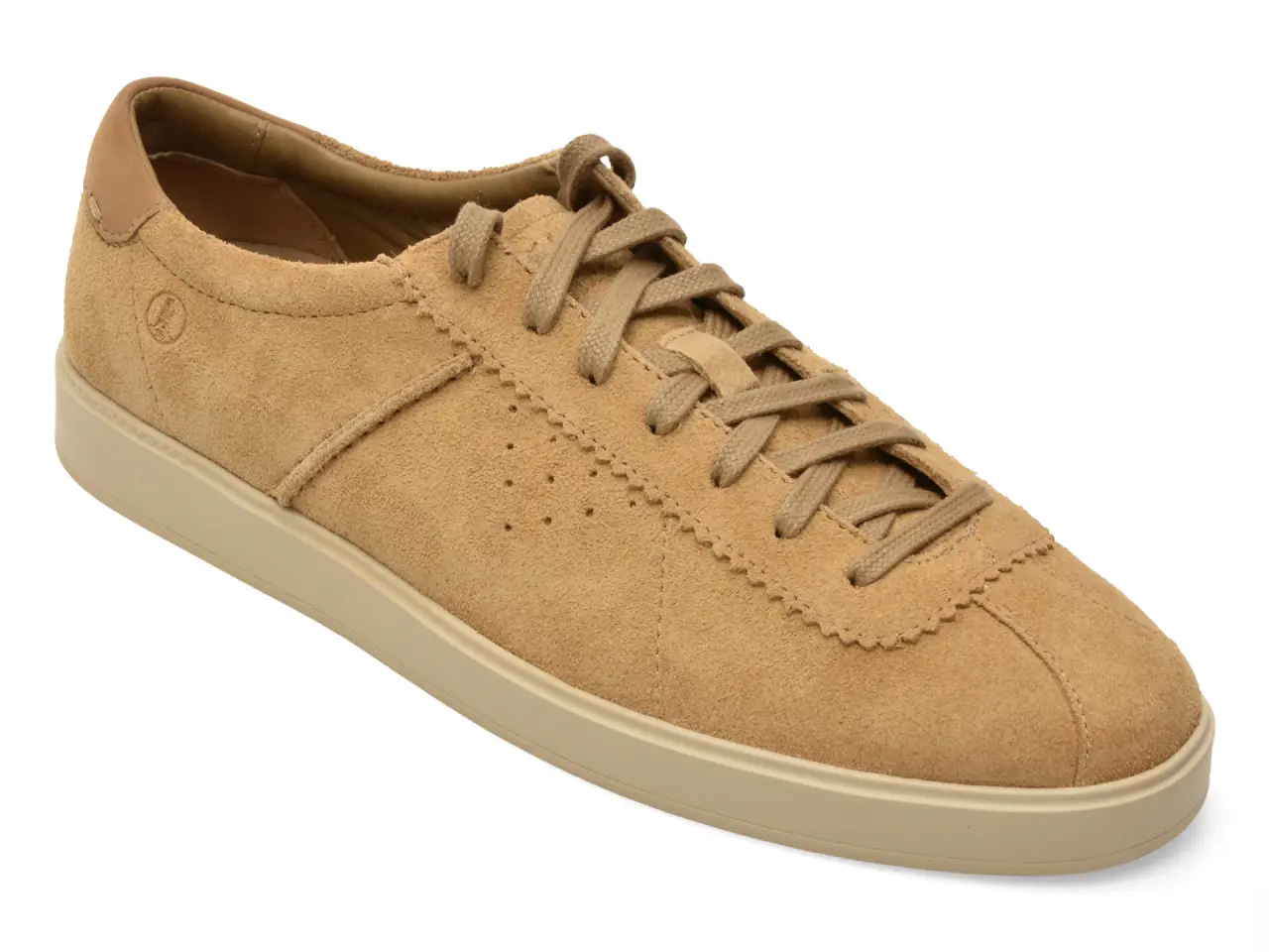 Pantofi sport CLARKS gri, LOCKFORD LACE, din piele intoarsa