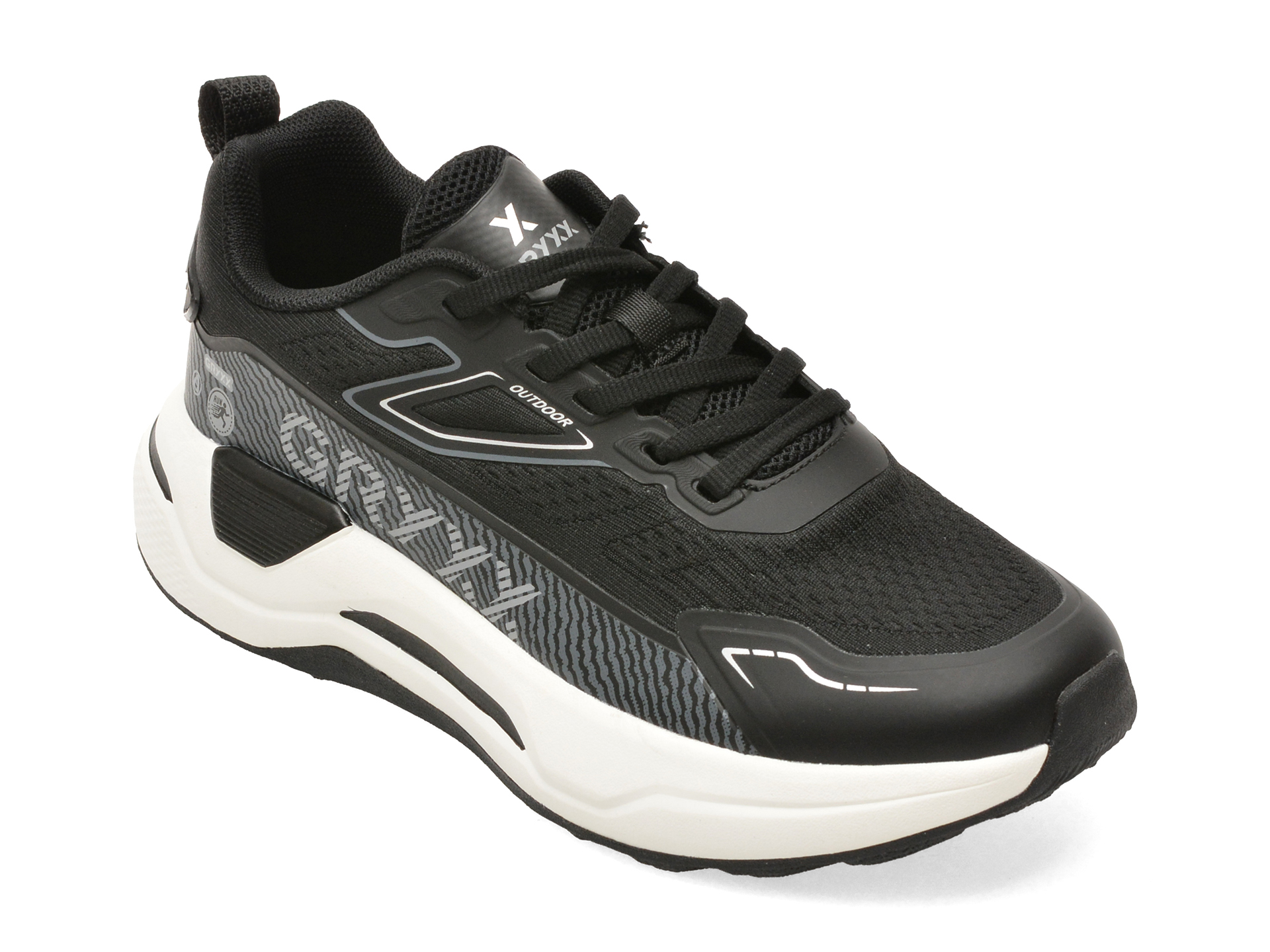 Pantofi sport GRYXX negri, 253187, din material textil
