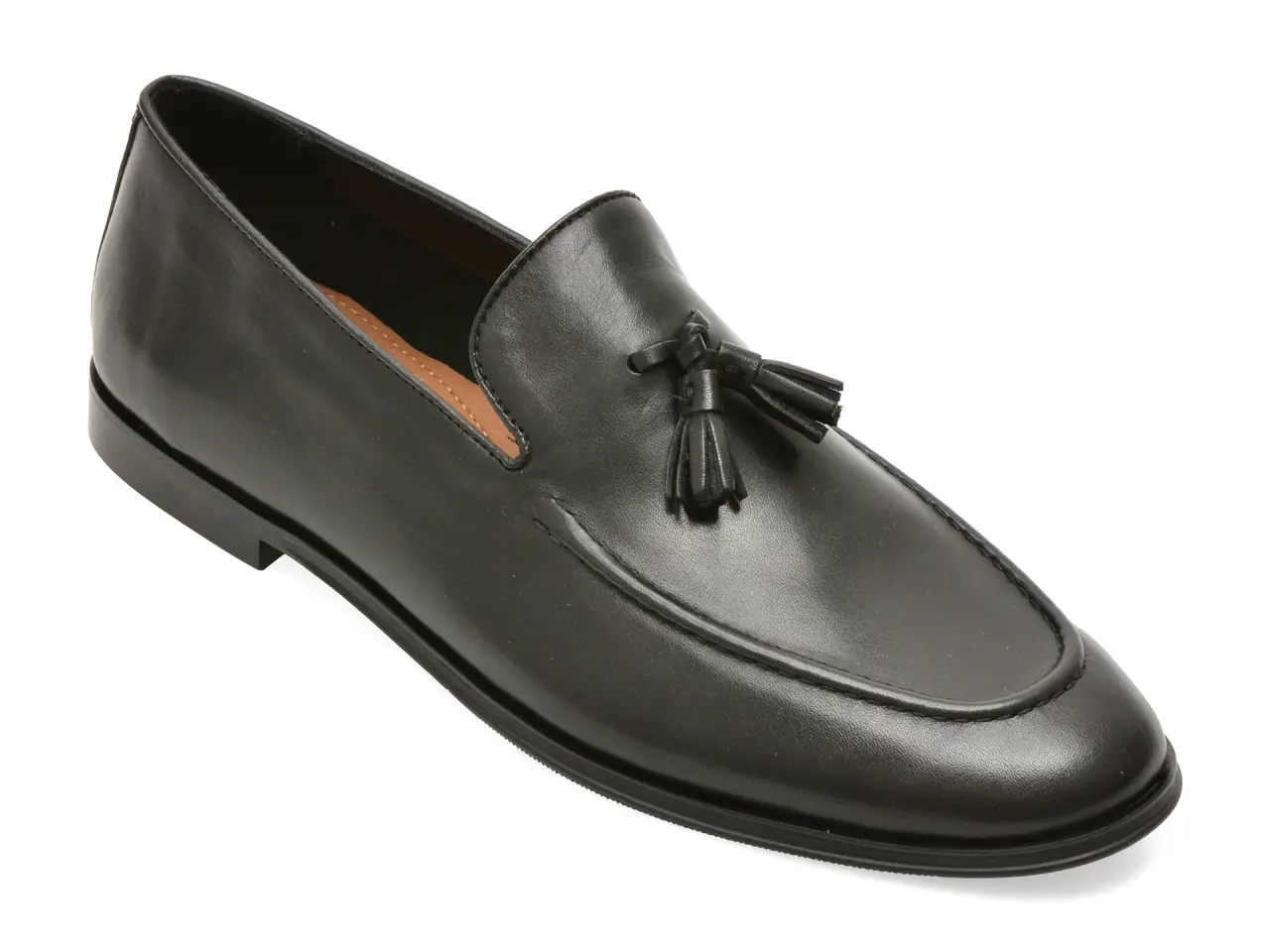 Mocasini eleganti ALDO negri, ODMOTTO 001, din piele intoarsa