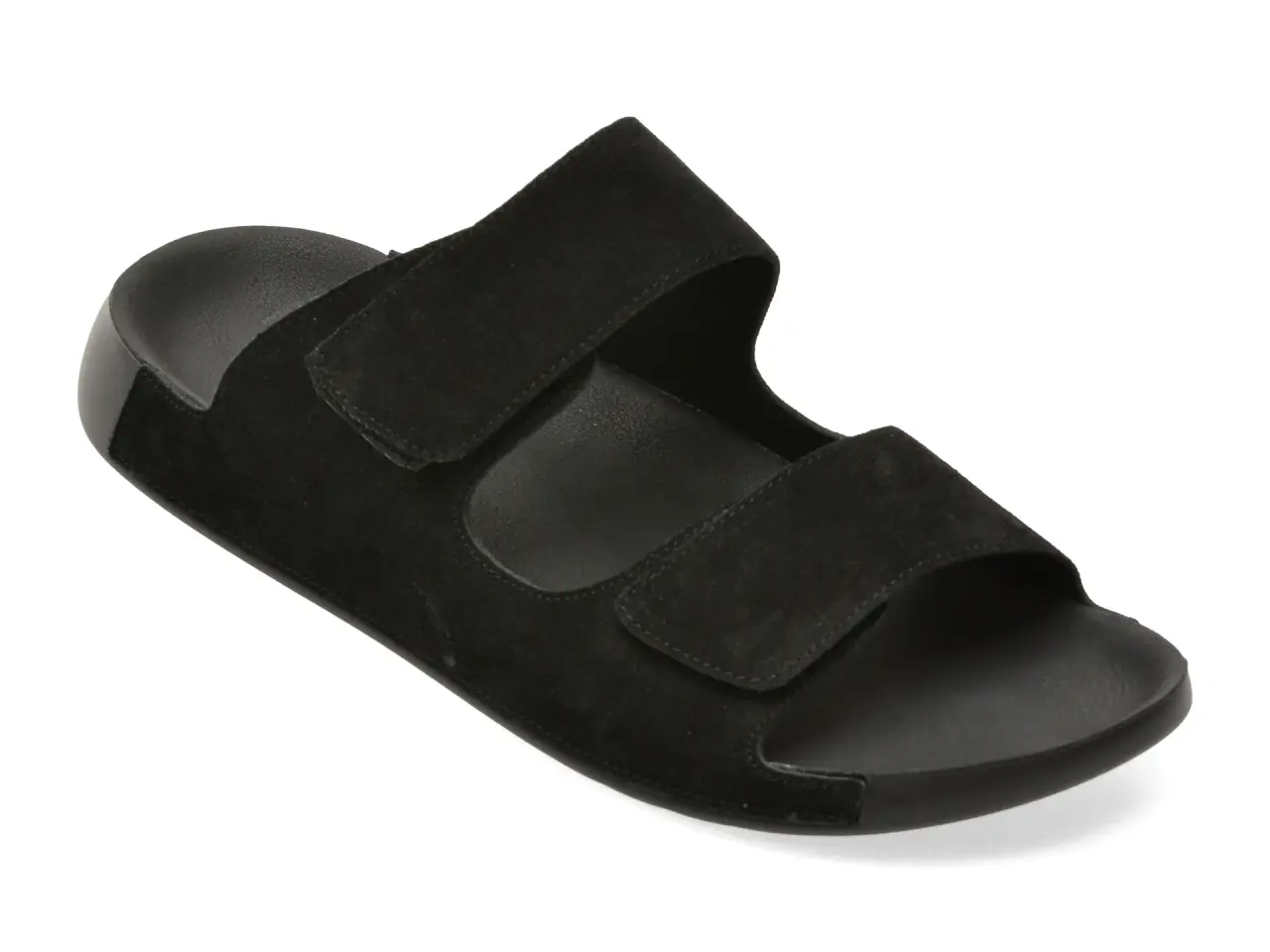 Papuci GRYXX negri, 60031, din piele intoarsa
