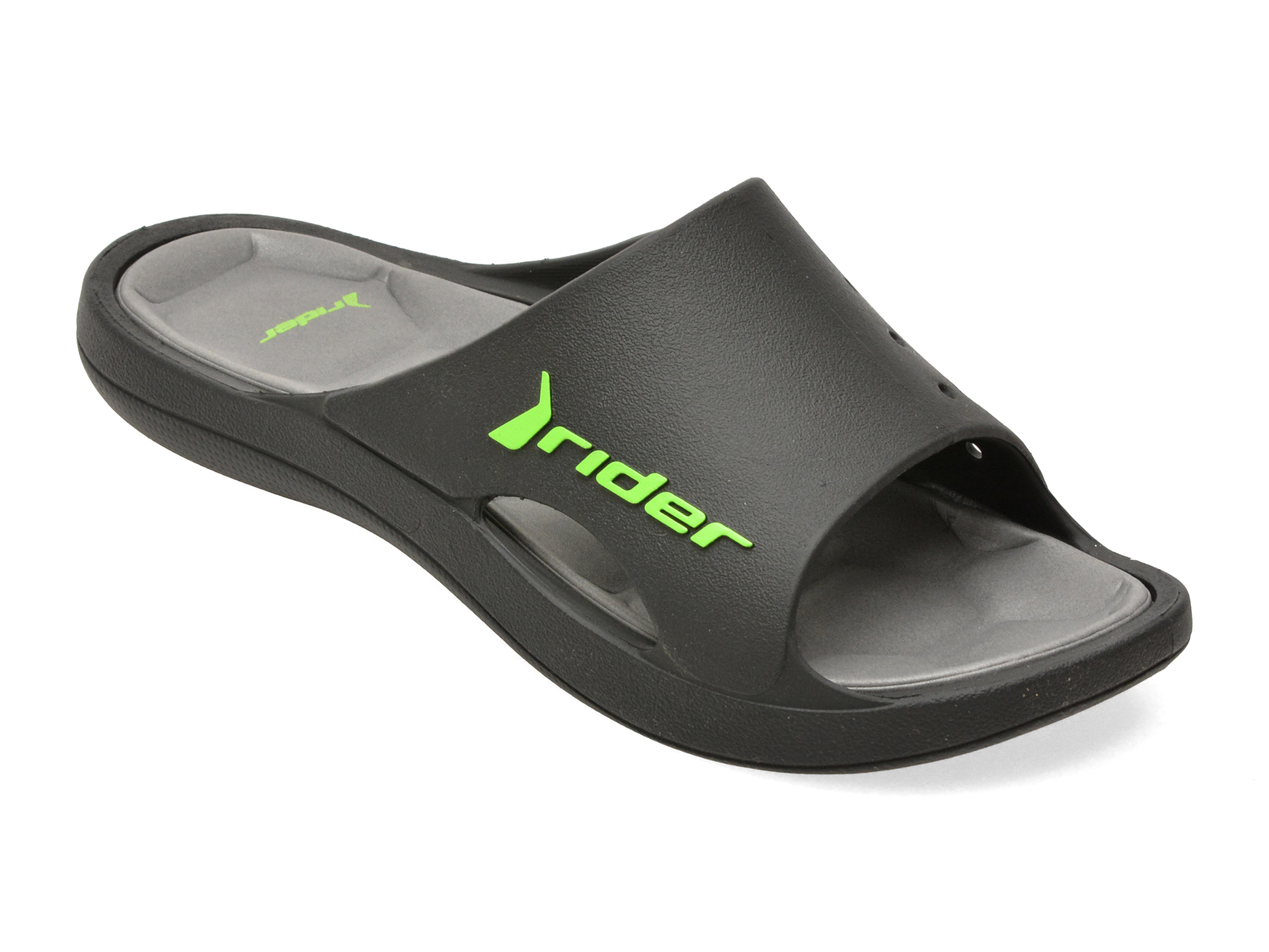 Papuci RIDER negri, 8363235, din pvc