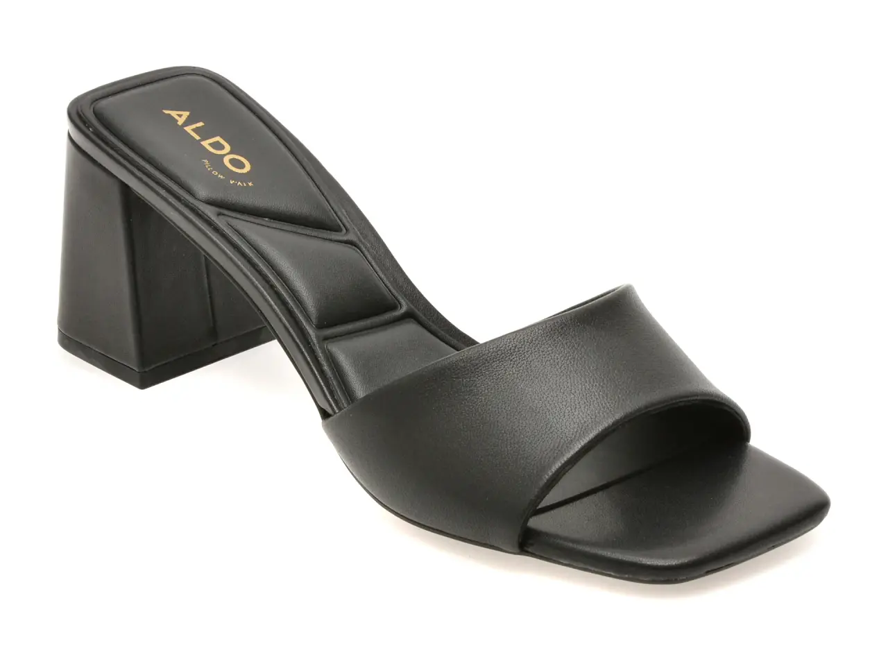 Papuci eleganti ALDO negri, TISHA 001, din piele naturala