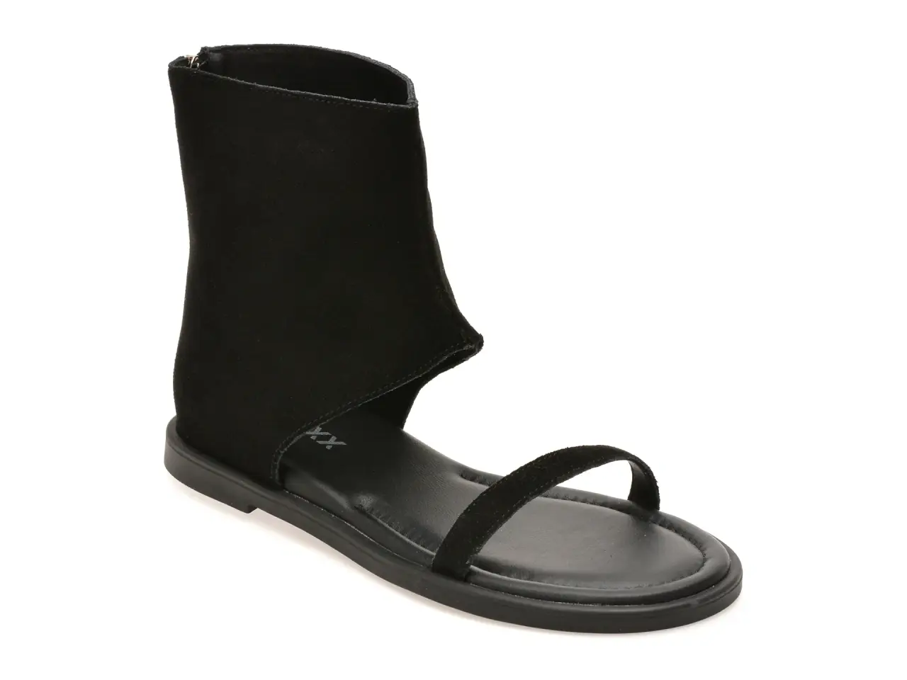 Sandale GRYXX negre, 9192, din piele intoarsa
