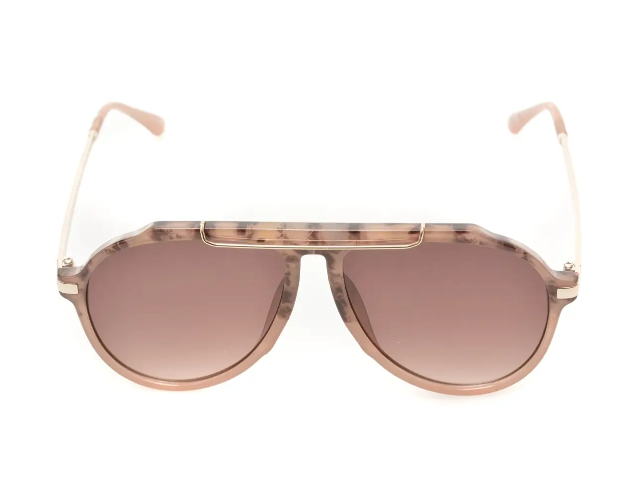 Ochelari de soare ALDO bej, SCAARLETT 101, din metal