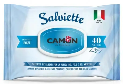 CAMON Şerveţele igienice pentru curăţare, cu parfum 40 bucăţi