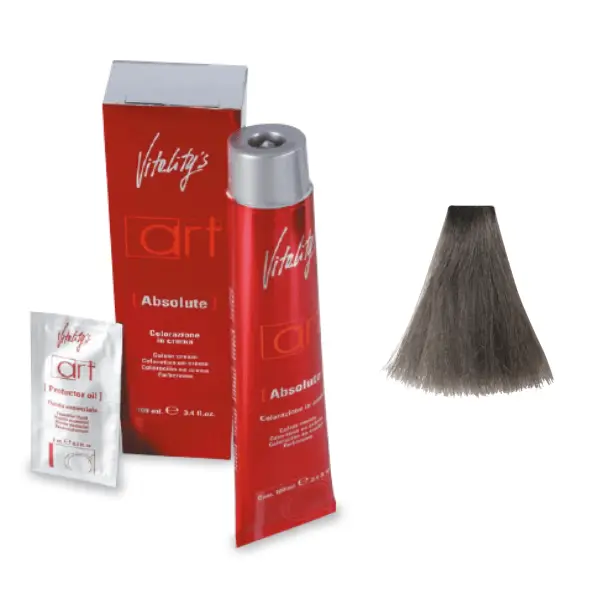Vopsea permanenta de par Vitality's Art Absolute Moon 9/7 Blond Deschis Ardezie 100ml